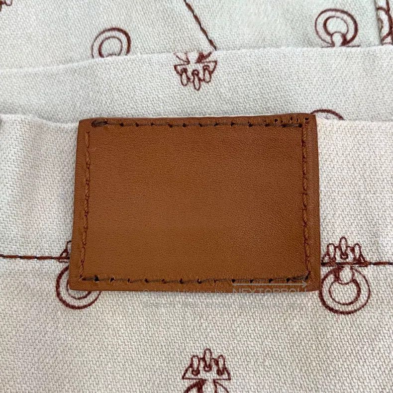 Hermes Hermes Brown Cotton Crew Neck Single Breasted Long Sleeve Size XS / US 0-2 / IT 36-38 - 5 Thumbnail