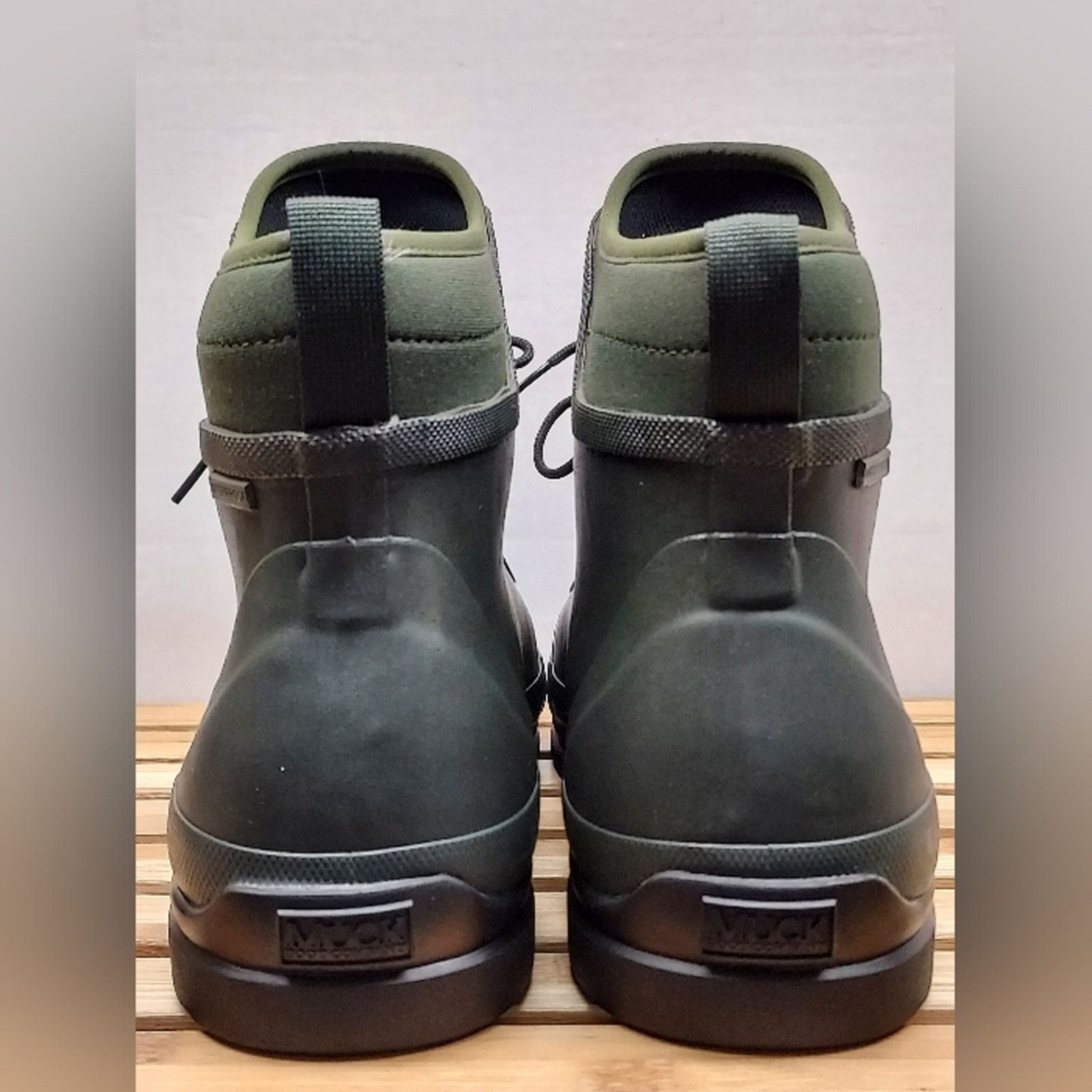 Other Muck Boots Mens Green Original Lace Waterproof Boots Size 15 Size US 15 / EU 48 - 7 Thumbnail