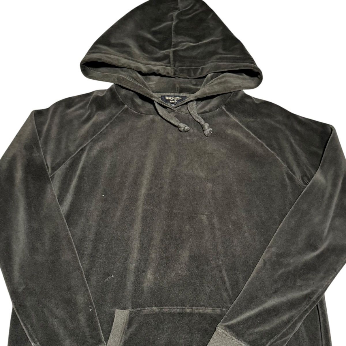 Juicy Couture Juicy Couture Velour Green Oversized S Stained Hoodie Size S / US 4 / IT 40 - 2 Thumbnail