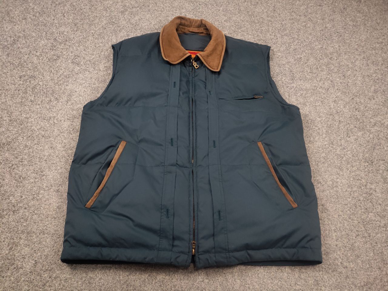 Bogner Vintage 90's Bogner down quilted zip vest leather Jacket Size US L / EU 52-54 / 3 - 3 Thumbnail