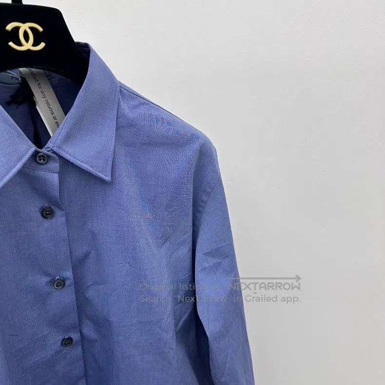 Prada Prada Show-style twisted shirt Size XXS / US 00 / IT 34 - 3 Thumbnail
