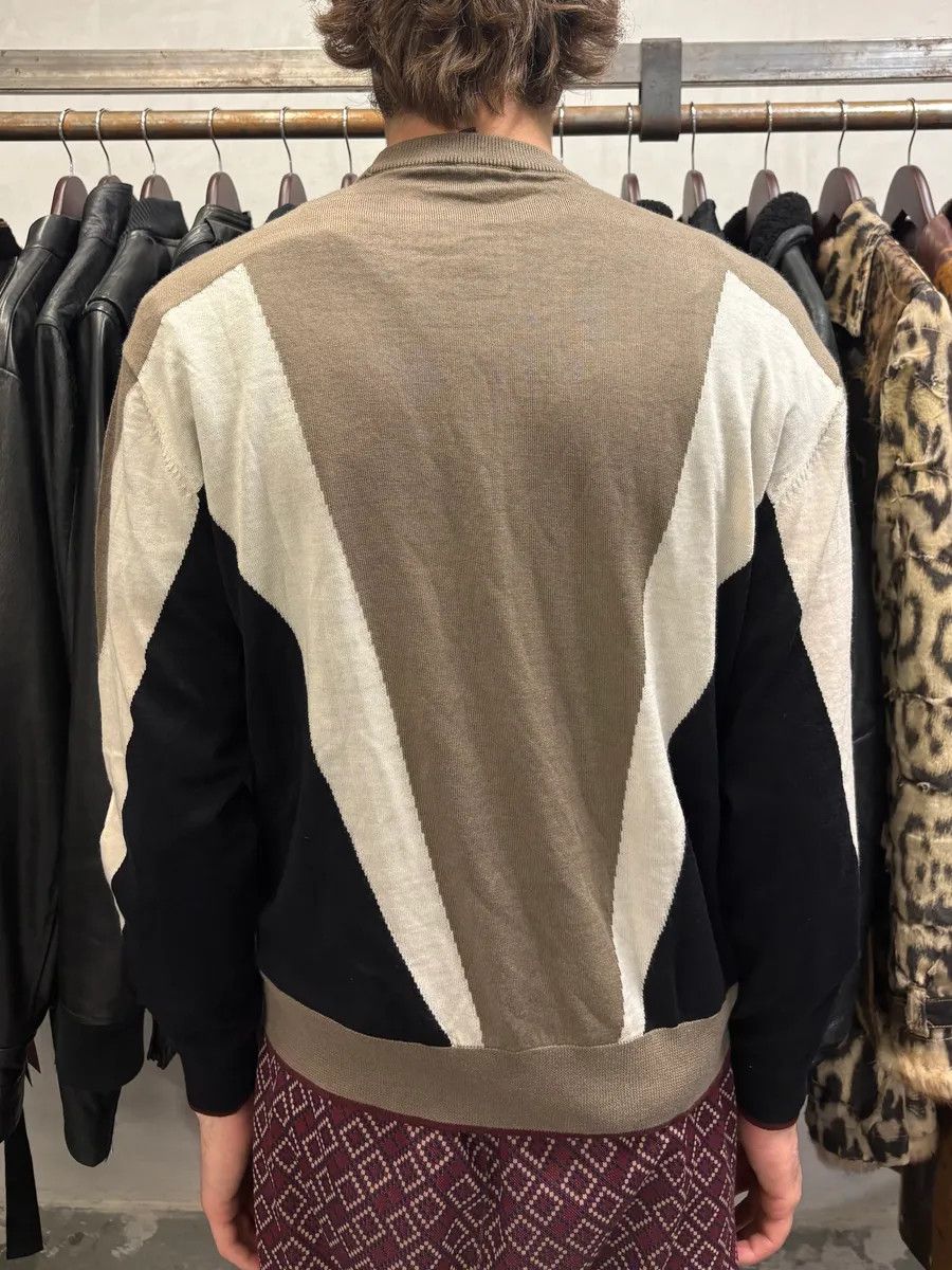 Emporio Armani × Vintage Emporio Armani Camel Structural Contemporary Sweater Size US S / EU 44-46 / 1 - 3 Thumbnail