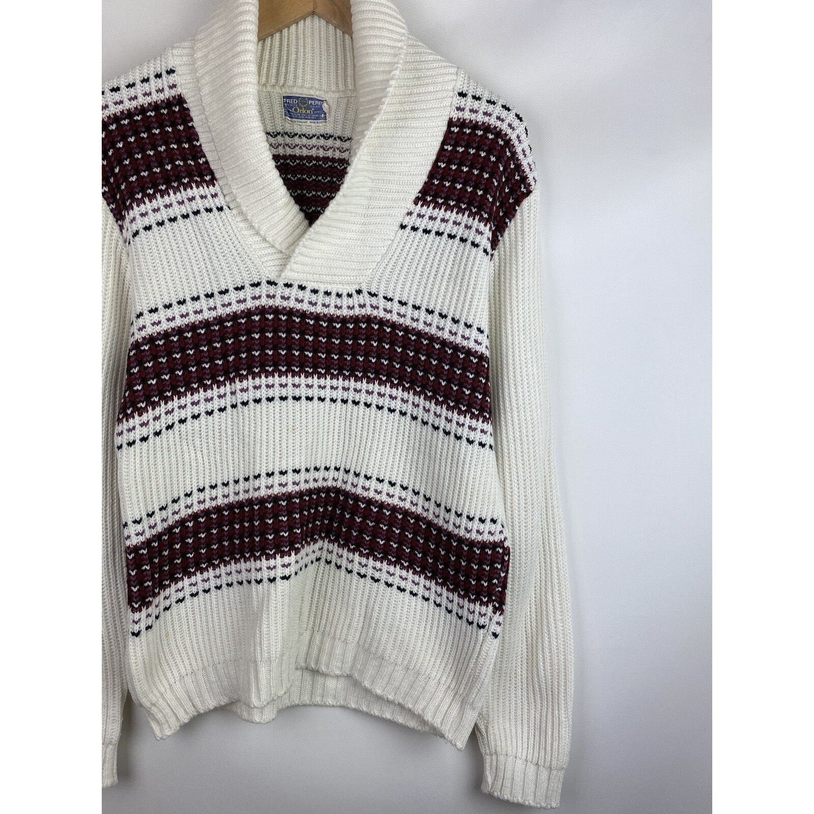 Fred Perry Fred Perry vintage men’s shawl collar sweater pullover Size US M / EU 48-50 / 2 - 3 Thumbnail