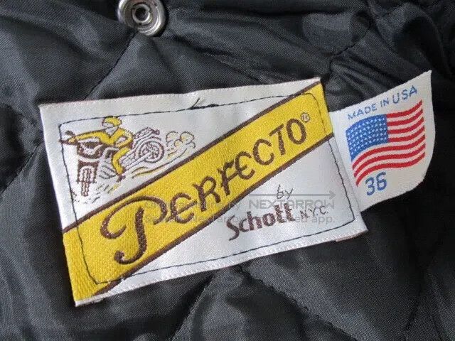 Schott Schott 618 Cable-stayed leather, heavy cowhide Size US S / EU 44-46 / 1 - 5 Thumbnail