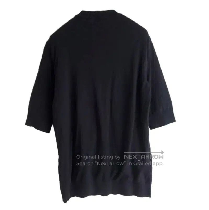 Dior Dior Black Wool Print Short Sleeve Sweater . Size S / US 4 / IT 40 - 3 Thumbnail