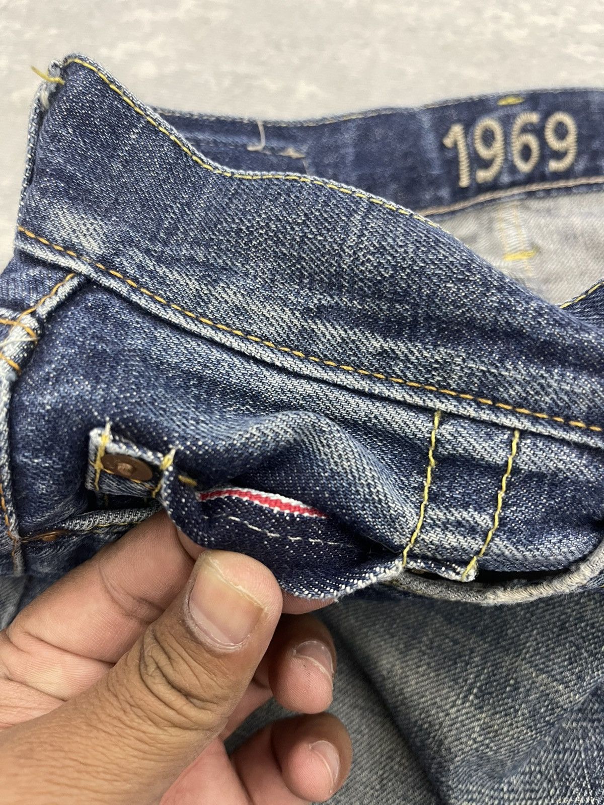 Gap Rare Gap 1969 Fly Button Selvedge Denim Size US 32 / EU 48 - 24 Thumbnail