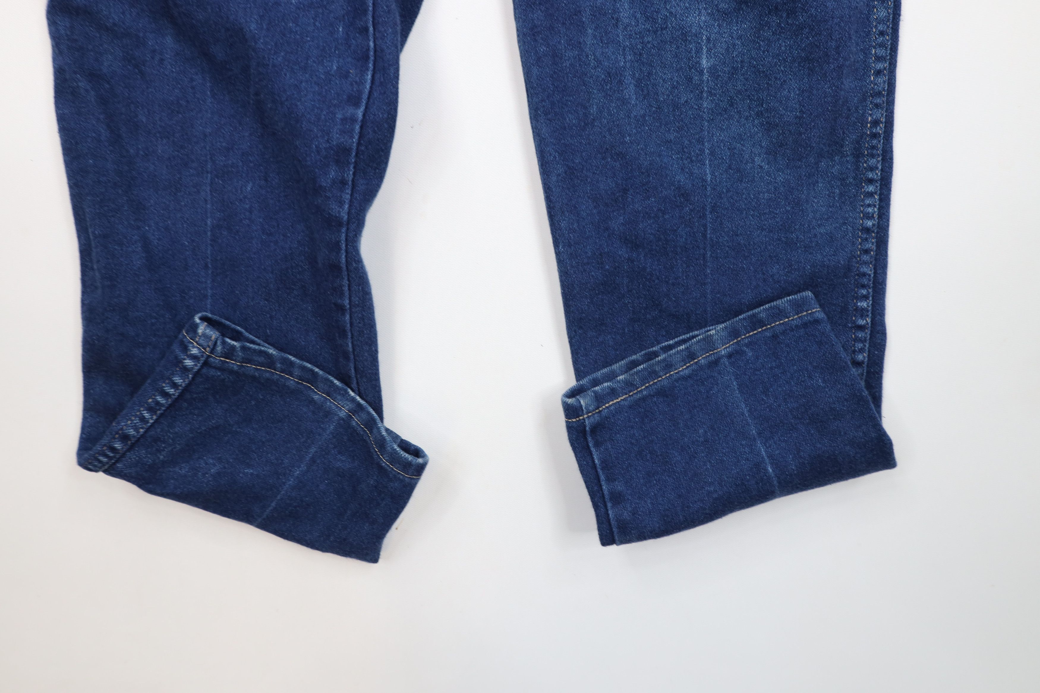 Vintage Vintage 70s Streetwear Tapered Leg Denim Jeans Blue USA Size 32" / US 10 / IT 46 - 5 Thumbnail