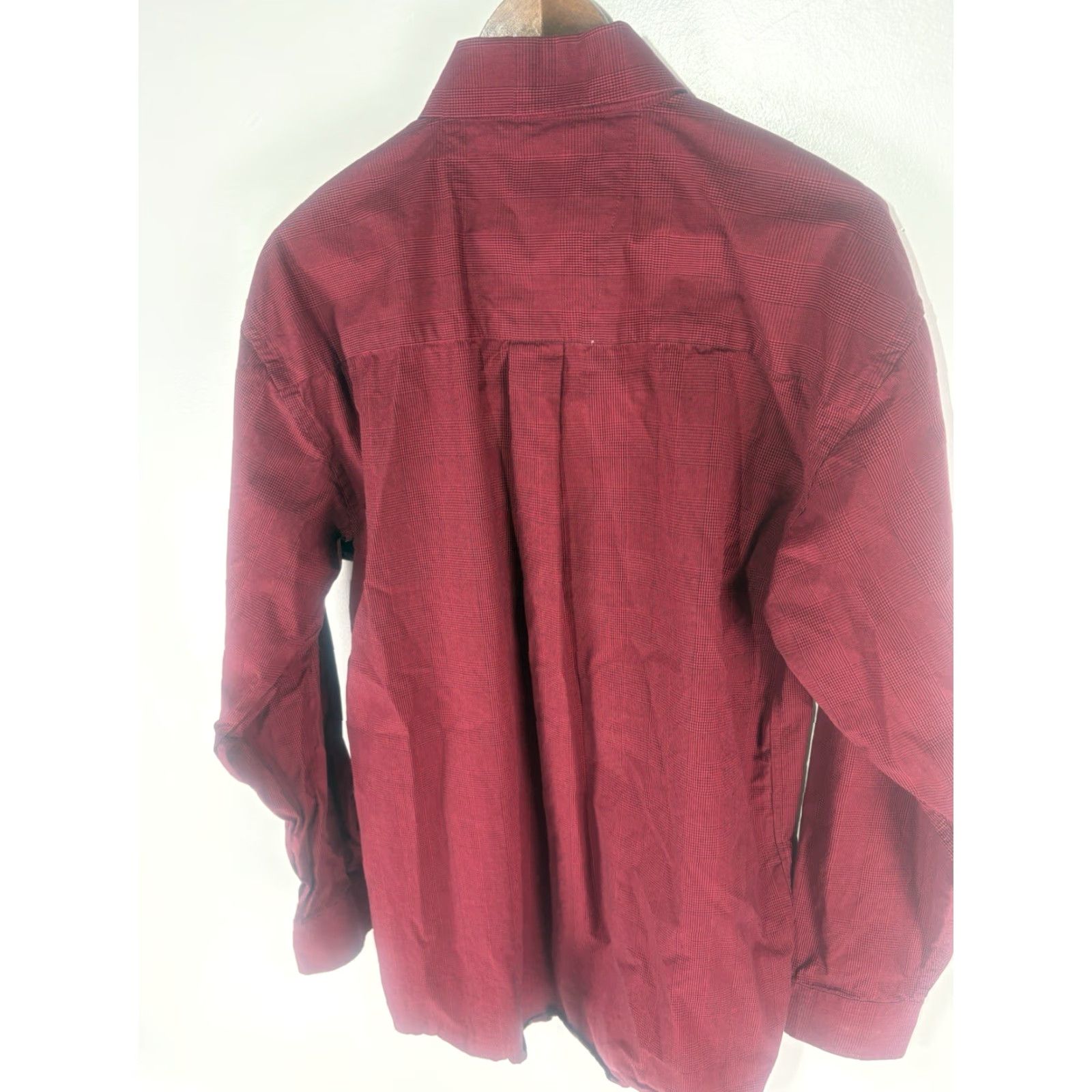Wrangler VINTAGE Wrangler George Strait Shirt Cowboy Western Button-Up Red Black Check Adult M Size Red/Black (Cowboy, Western) Mens Size US M / EU 48-50 / 2 - 5 Thumbnail