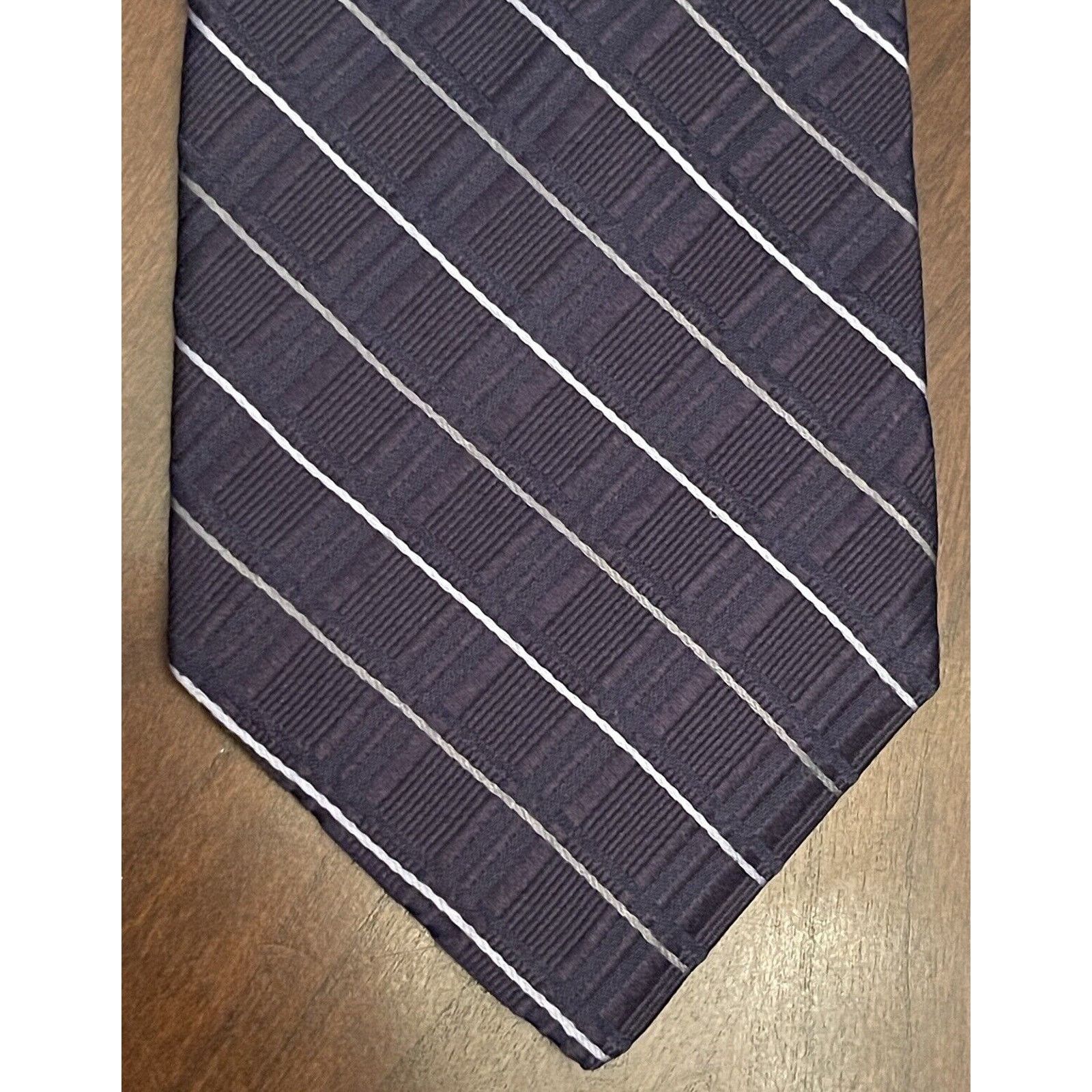 Calvin Klein Ck Calvin Klein Blue 100% Silk Men’s Neck Tie Made In Usa Size ONE SIZE - 1 Thumbnail