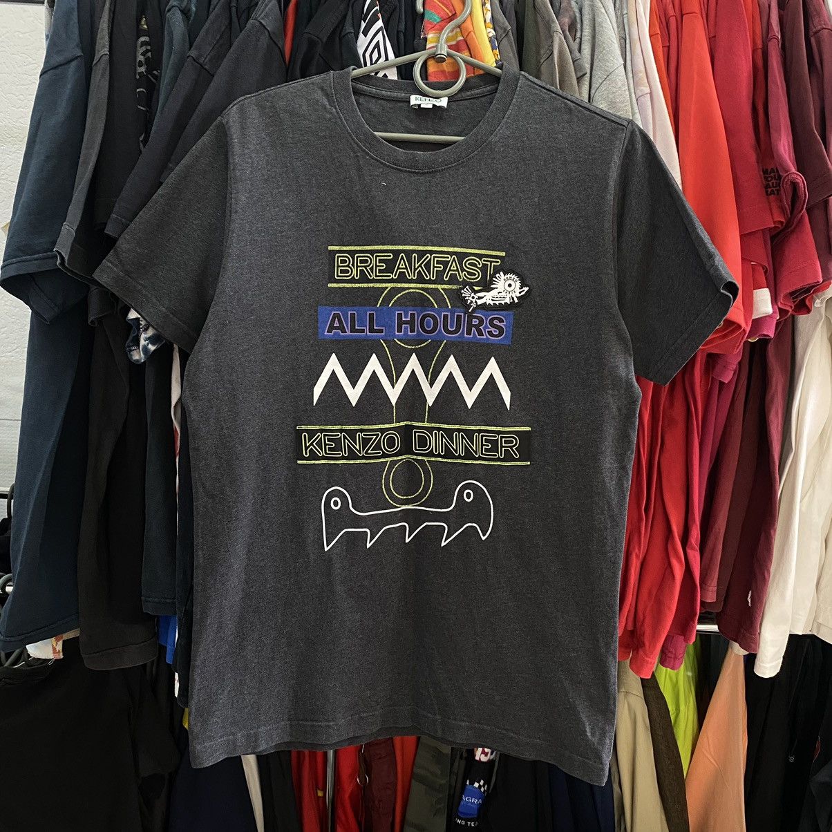Kenzo Luxury Kenzo Big Logo Streetwear y2k Japanese tee Size US S / EU 44-46 / 1 - 1 Thumbnail