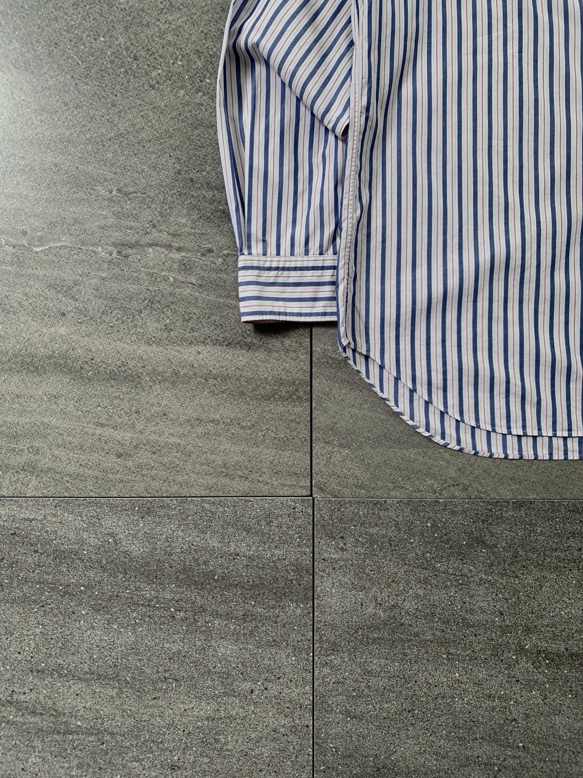 Comme des Garcons Homme FREE TAX! CDGH Striped Longsleeve Shirts Size US S / EU 44-46 / 1 - 3 Thumbnail