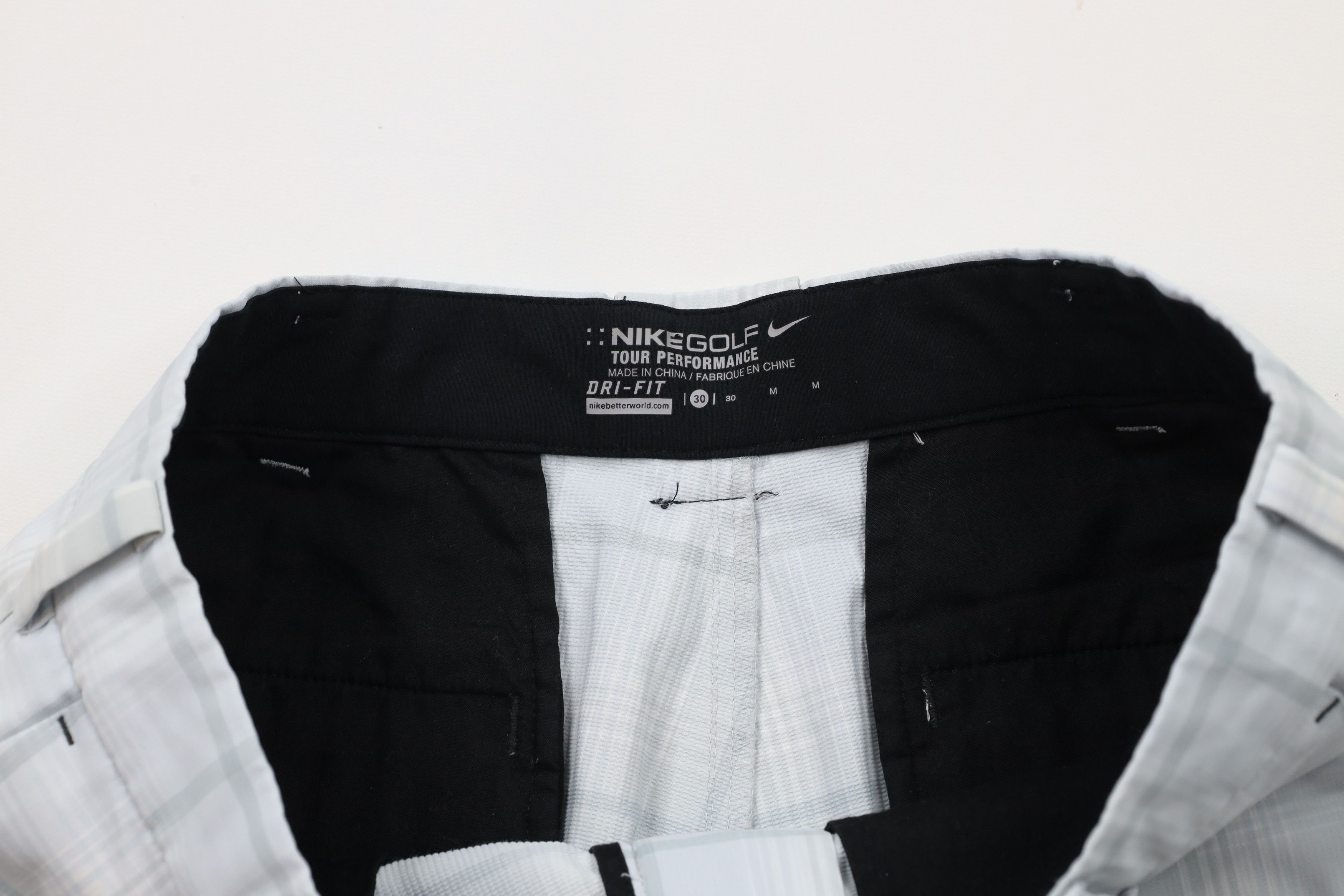 Nike × Vintage Nike Golf Tour Performance Golfing Chino Shorts Plaid Size US 30 / EU 46 - 7 Thumbnail
