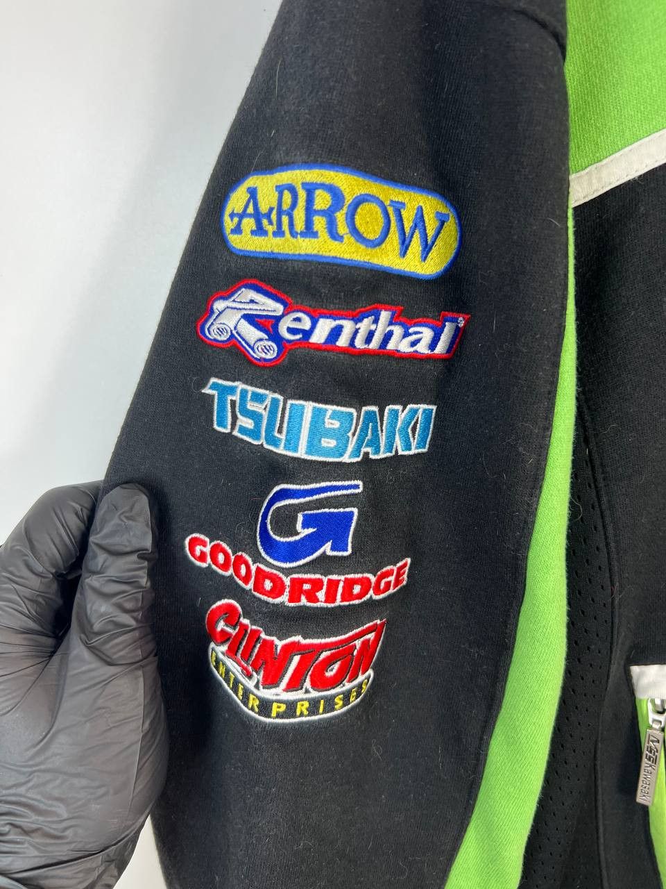 Other Kawasaki Racing Team Japanese Moto Racing Fleece Jacket Sz M Size US XS / EU 42 / 0 - 3 Thumbnail