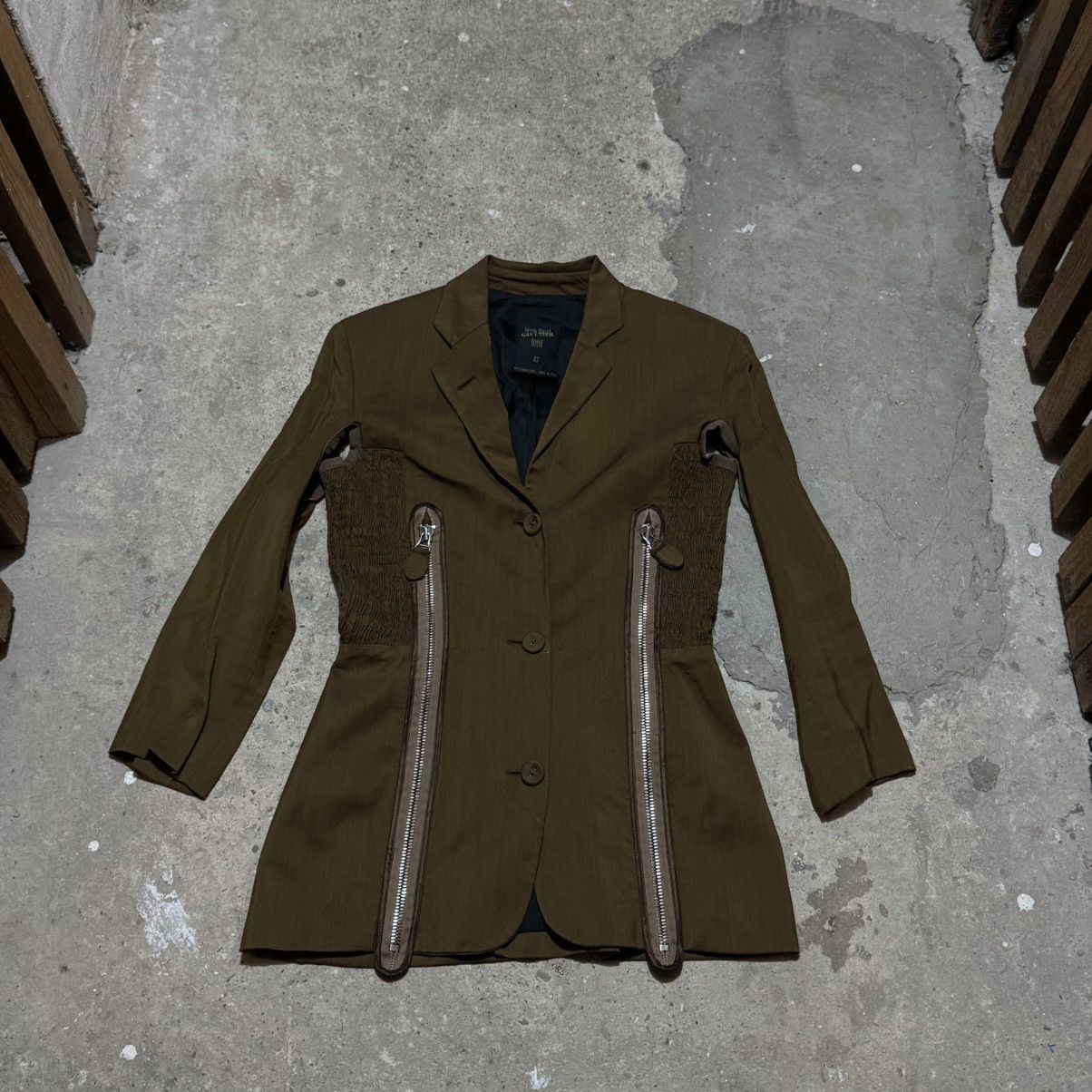 Jean Paul Gaultier AW89 Femme Multi Zipper Blazer