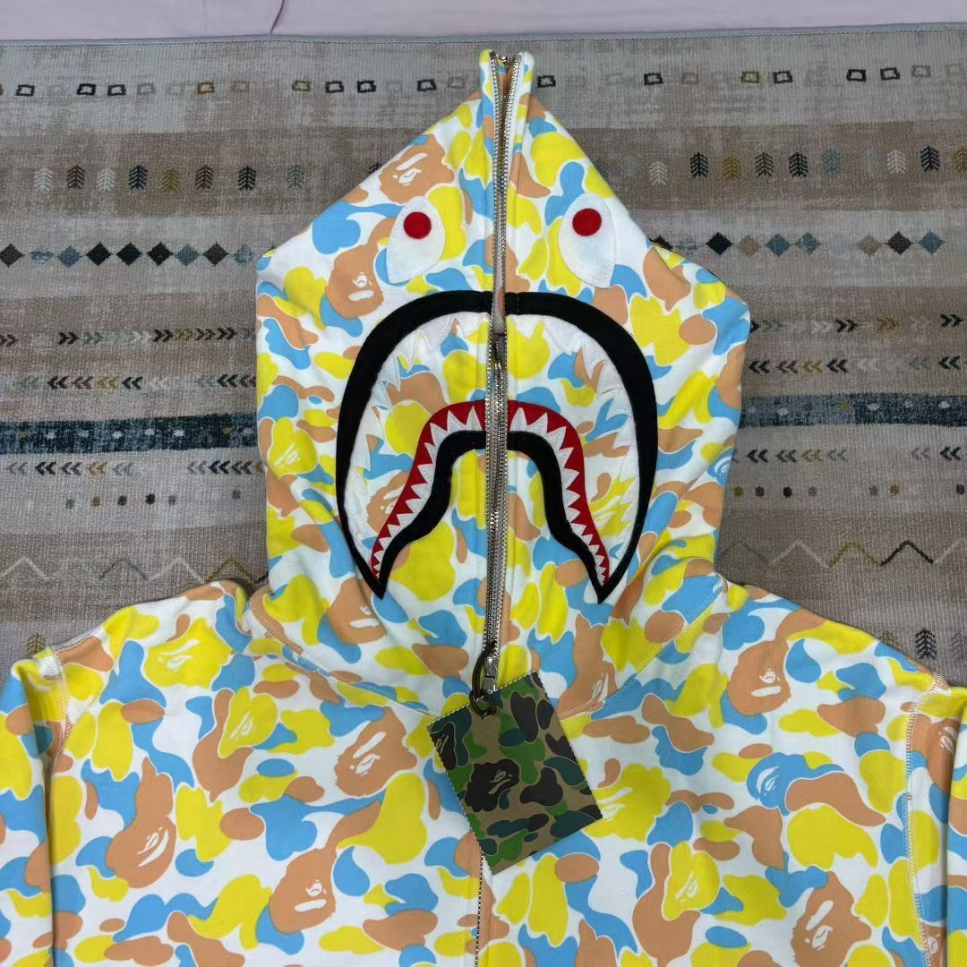Bape BAPE CAMO SHARK FULL ZIP HOODIE Size US XXL / EU 58 / 5 - 3 Thumbnail
