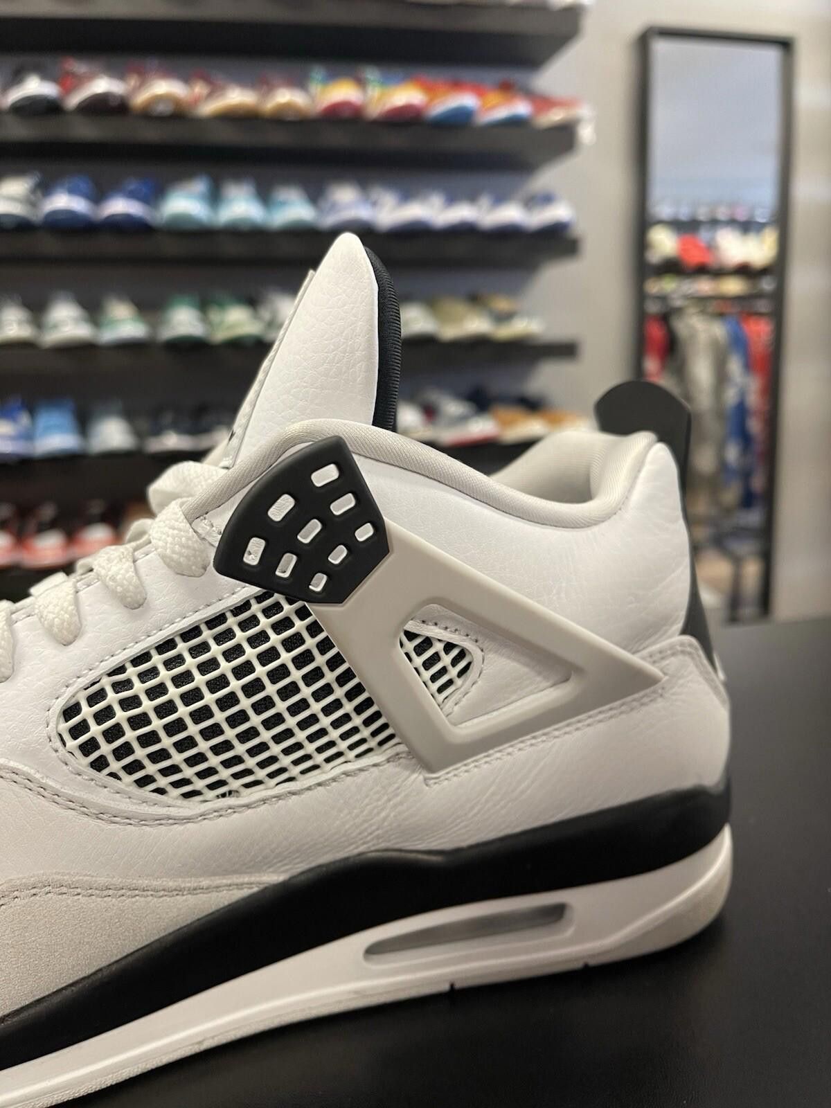 Jordan Brand Size 12.5 - Air Jordan 4 Retro Military Black DH6927-111 Size US 12.5 / EU 45-46 - 7 Thumbnail