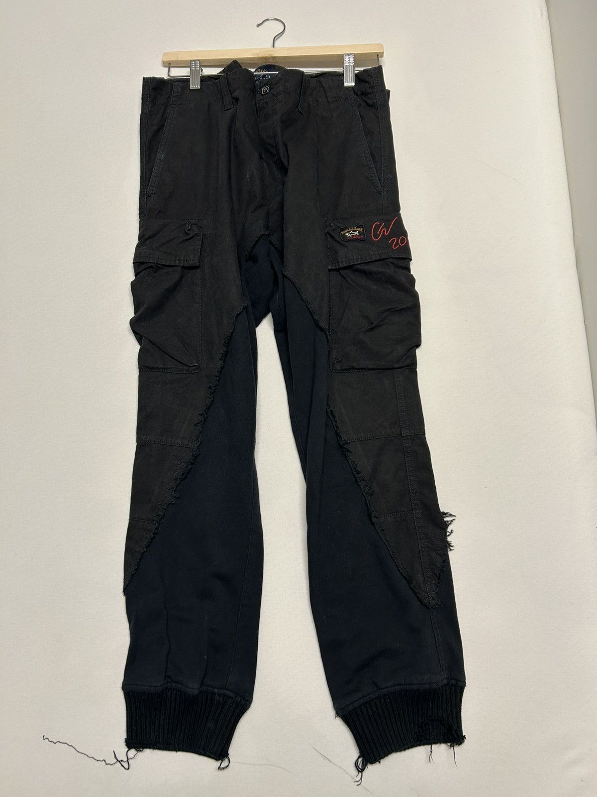 Greg Lauren FW2020 50/50 Hybrid Reconstructed Cargo Pants Size US 32 / EU 48 - 4 Thumbnail