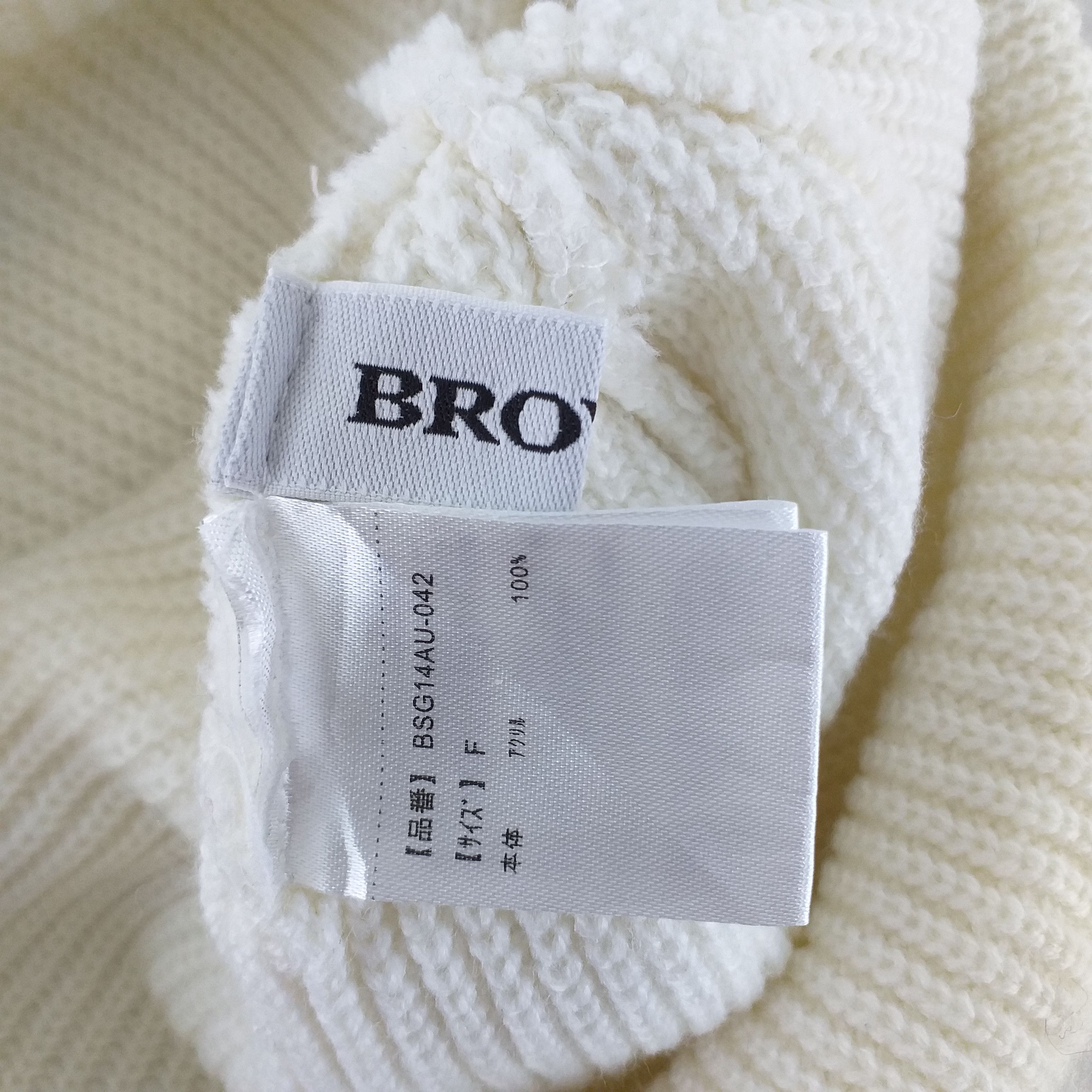Japanese Brand NY Browny Snow Cap Hat Beanie -BN460 Size ONE SIZE - 4 Thumbnail