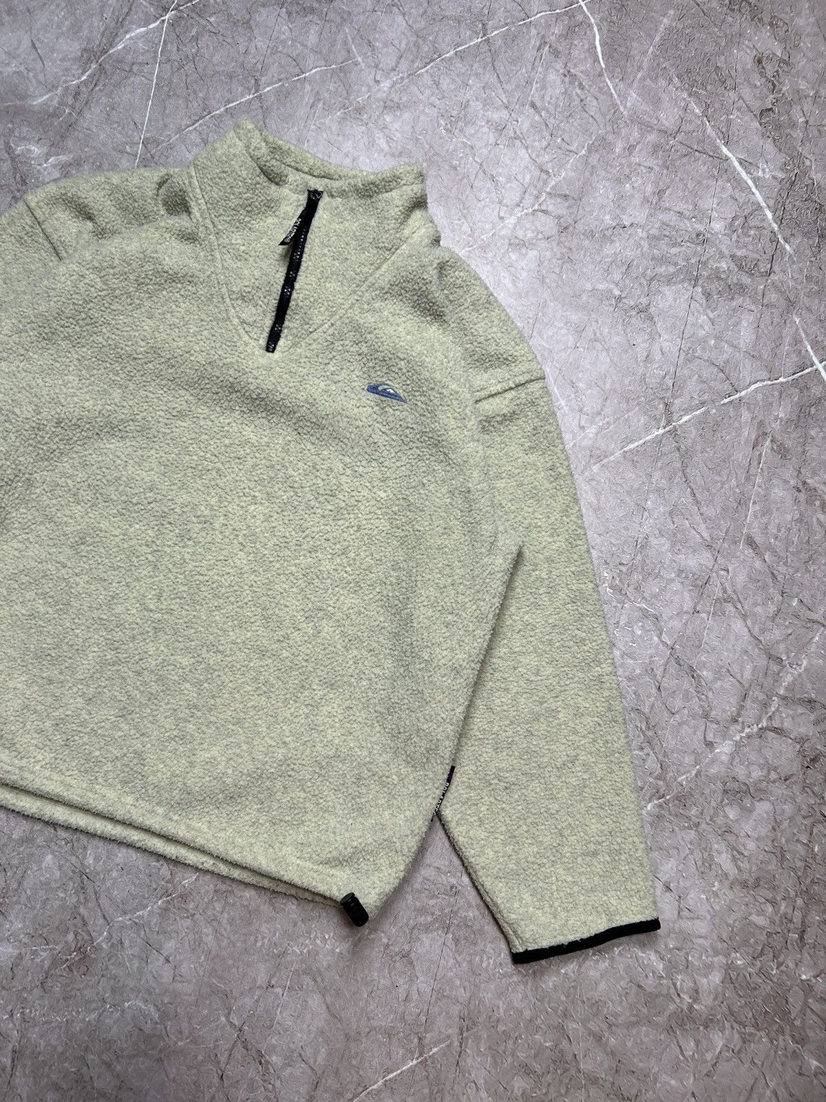 Quiksilver × Vintage Vintage Quikcsilver Grey Polar Fleece 1/4 Zip Sweatshirt Size US S / EU 44-46 / 1 - 3 Thumbnail