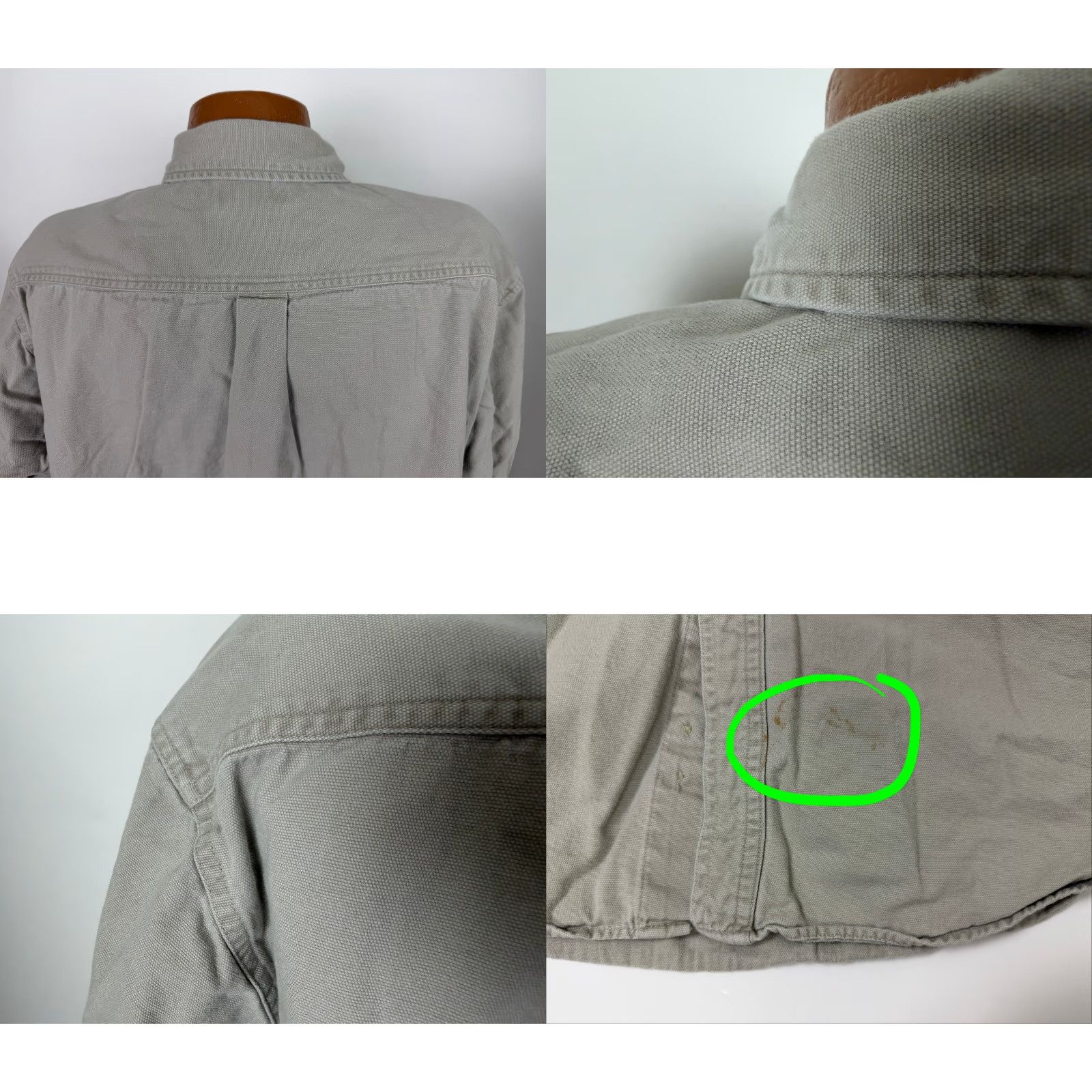 Cherokee VINTAGE Cherokee Shirt Men XL Canvas Heavyweight 90s Beige Button-Up Collared Long Sleeve Pockets 90s Grunge Outdoor Travel Workwear Mens Size US XL / EU 56 / 4 - 8 Thumbnail