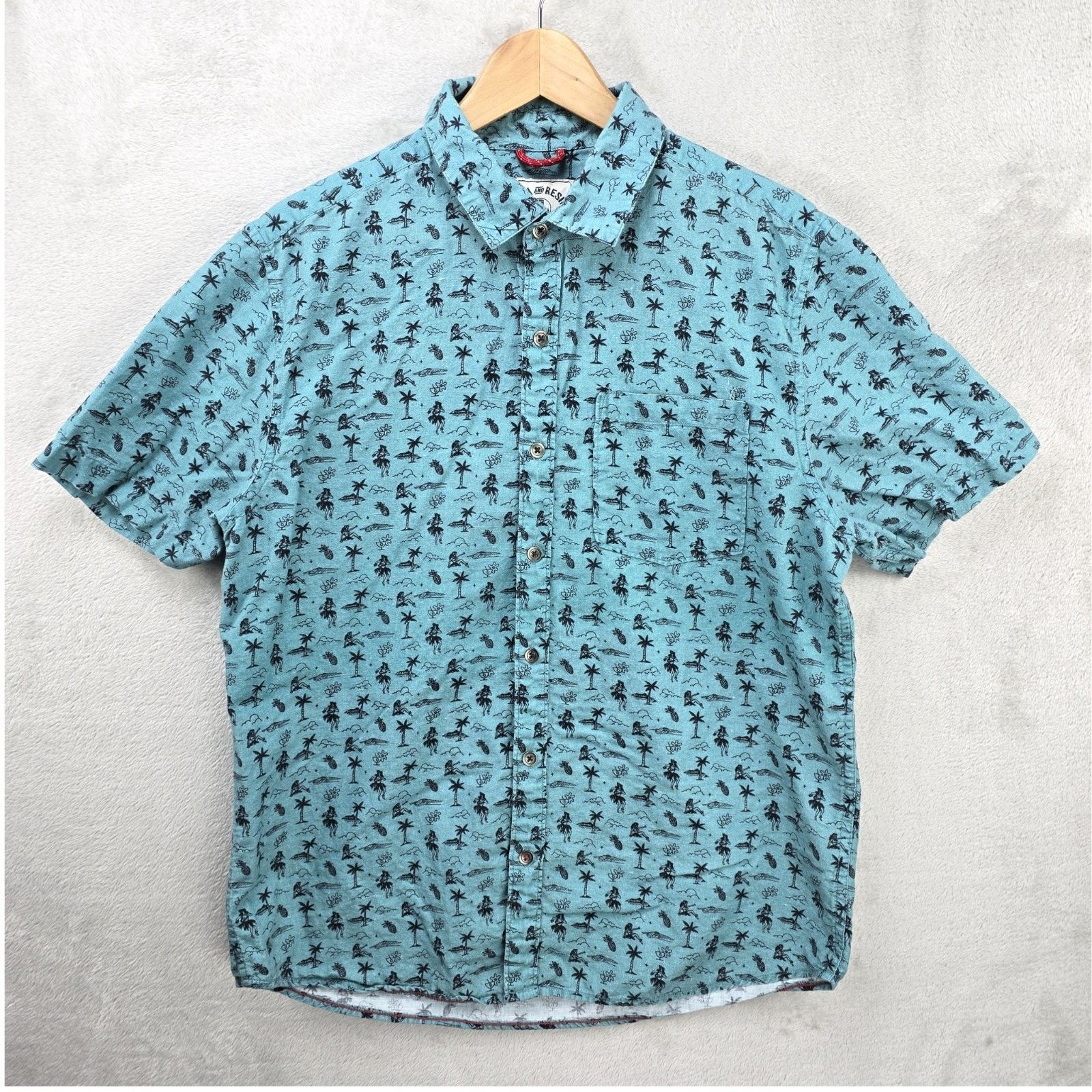 Other Iron And Resin Shirt Large Hula Dreams Aop Freedom Riders Size US L / EU 52-54 / 3 - 1 Thumbnail