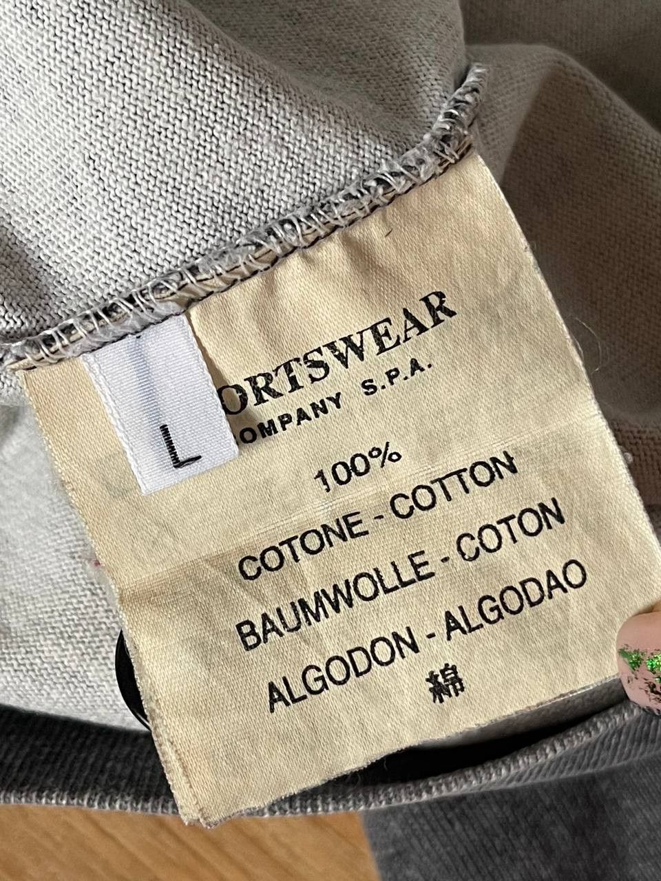 Massimo Osti × Stone Island × Vintage Stone Island Polo Vintage Size US L / EU 52-54 / 3 - 13 Thumbnail