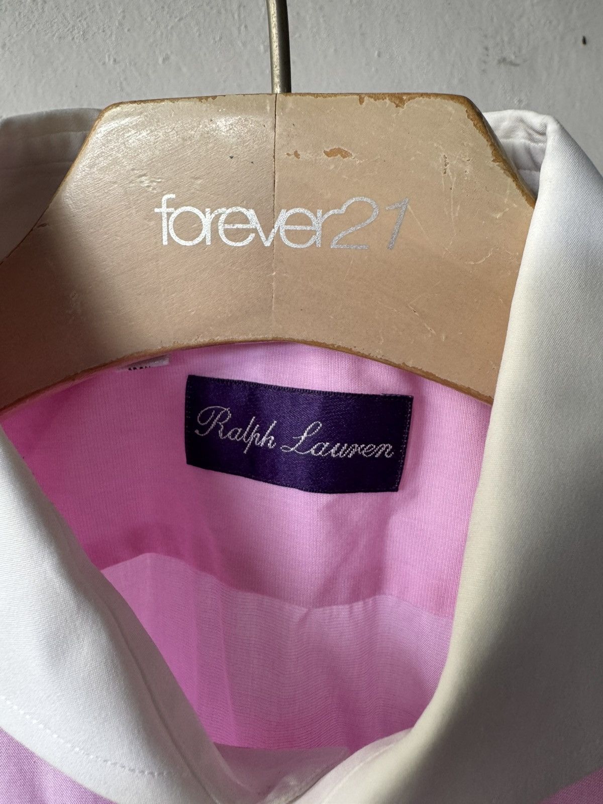 Ralph Lauren Men’s Purple Label Poplin French Cuff Formal Button Shirt Size US L / EU 52-54 / 3 - 6 Thumbnail