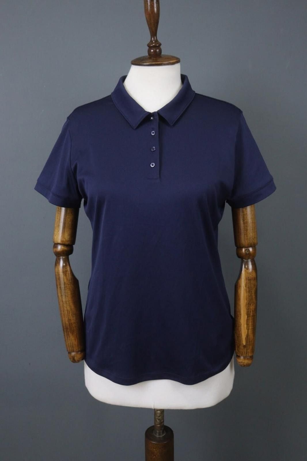 KJUS Kjus Navy Collar Fit Button Front Popover Polo Shirt Size L Size L / US 10 / IT 46 - 1 Thumbnail