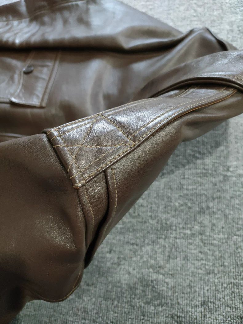 The Real McCoy's The REAL McCOY'S A2 G1 Pilot Jacket with Horsehide 2505-Nex Size US M / EU 48-50 / 2 - 6 Thumbnail