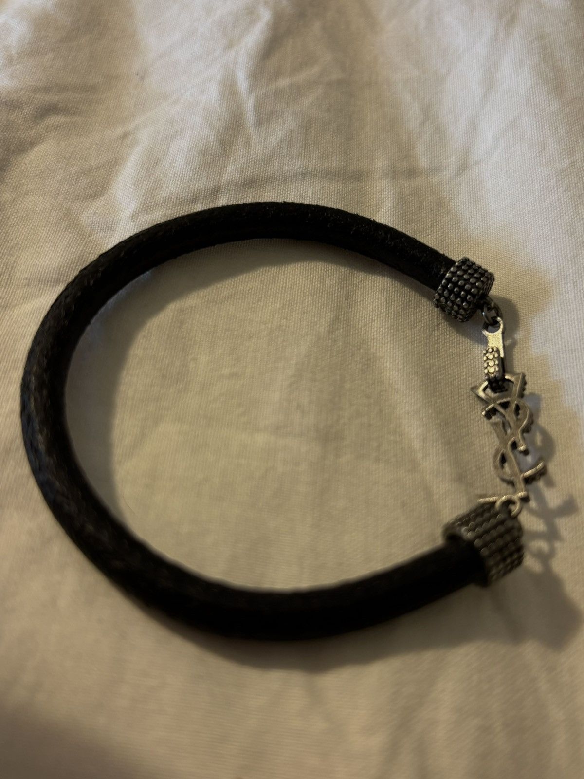 Saint Laurent Paris Black Saint Laurent bracelet Size ONE SIZE - 3 Thumbnail