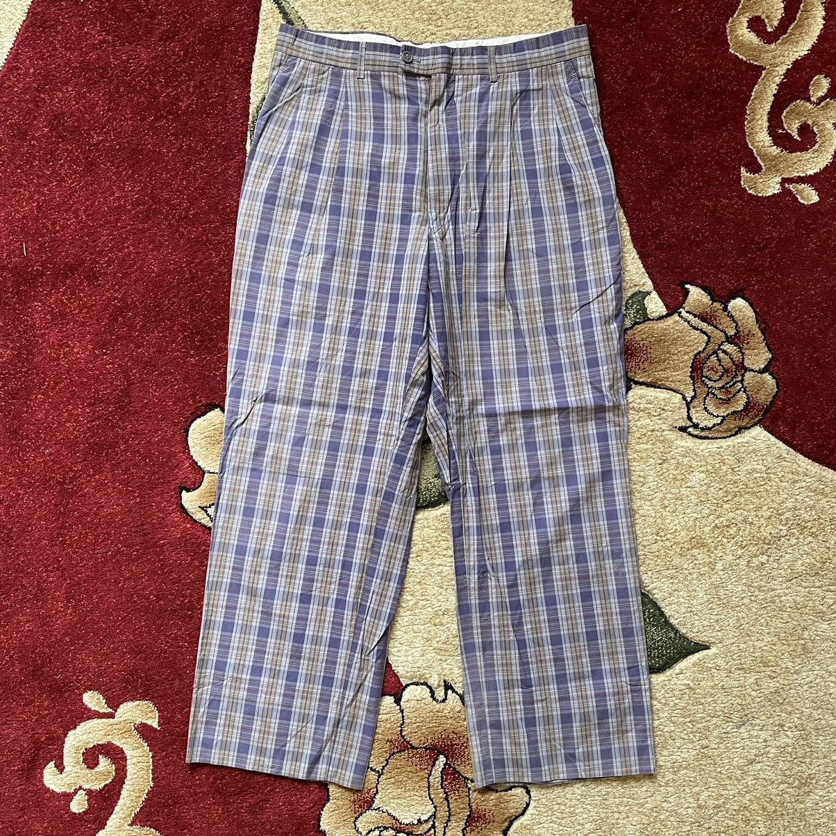 Christian Dior Monsieur × Designer × Vintage VINTAGE CHRISTIAN DIOR SPORTS CHECKERED PANT Size US 33 - 1 Thumbnail