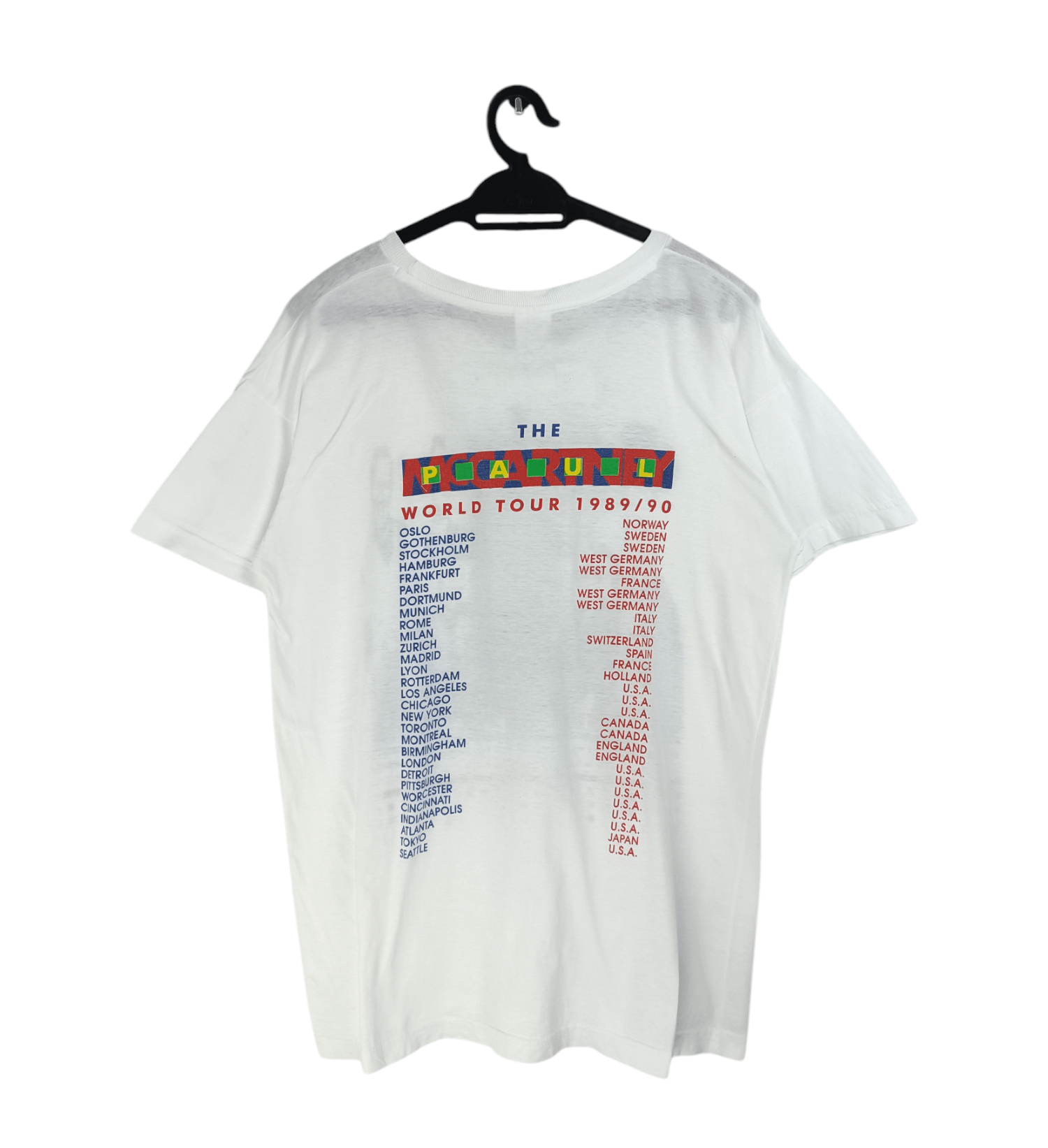 Band Tees VINTAGE 90'S THE PAUL MCCARTNEY WORLD TOUR TEE beatles who Size US M / EU 48-50 / 2 - 2 Thumbnail