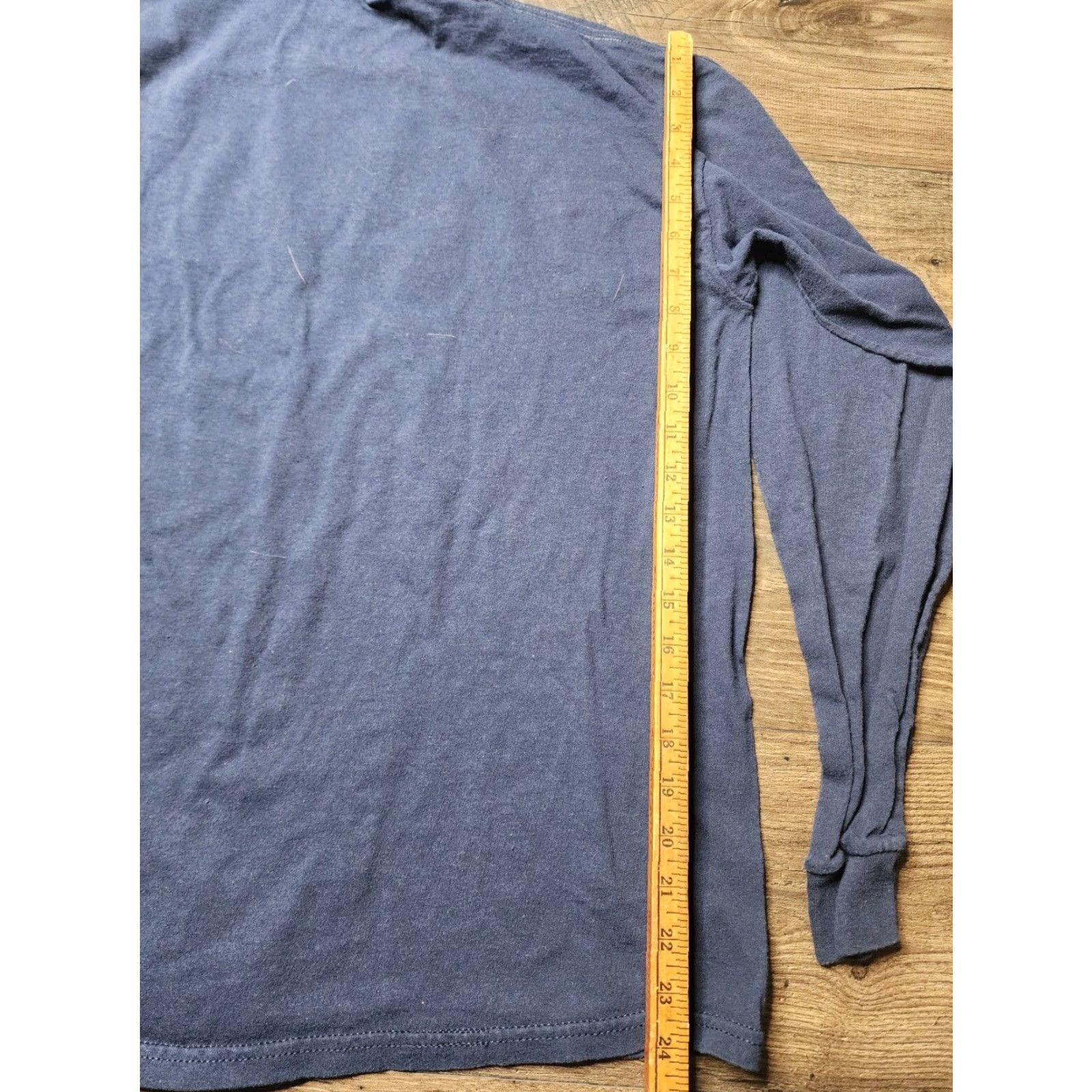 Gildan Gildan Men's Long Sleeve T-Shirt Wisconsin Buck Deer Hunting Outdoor Souvenir L Blue Animals Size US L / EU 52-54 / 3 - 3 Thumbnail