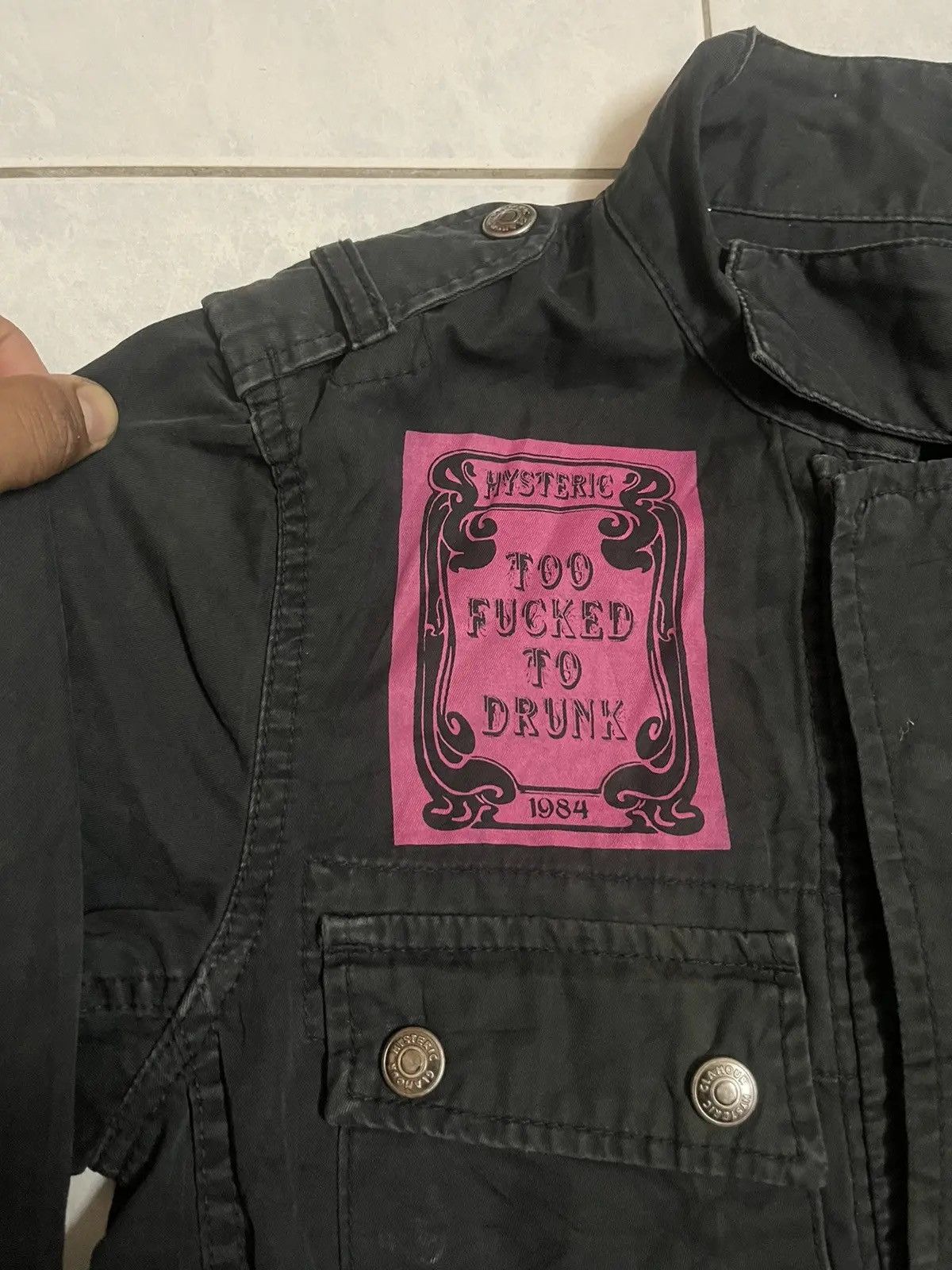 Hysteric Glamour Vintage Hysteric Glamour “Too Fuck Too Drunk” Jacket Size US S / EU 44-46 / 1 - 6 Thumbnail