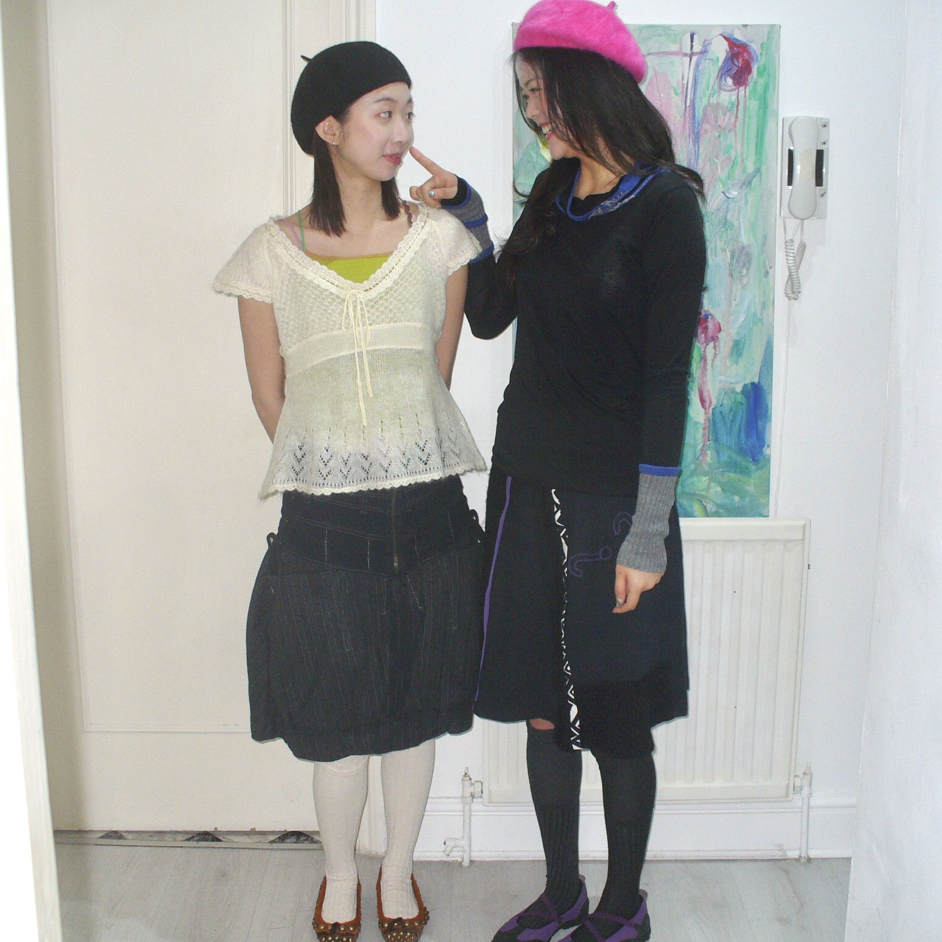 Cop Copine Cop Copine turtleneck top with blue and grey details Size S / US 4 / IT 40 - 8 Thumbnail