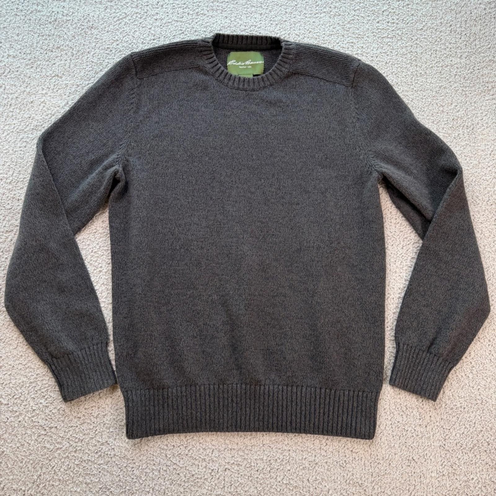 Eddie Bauer Eddie Bauer Mens Tall Medium Charcoal Gray Pullover Sweater Size US M / EU 48-50 / 2 - 1 Thumbnail