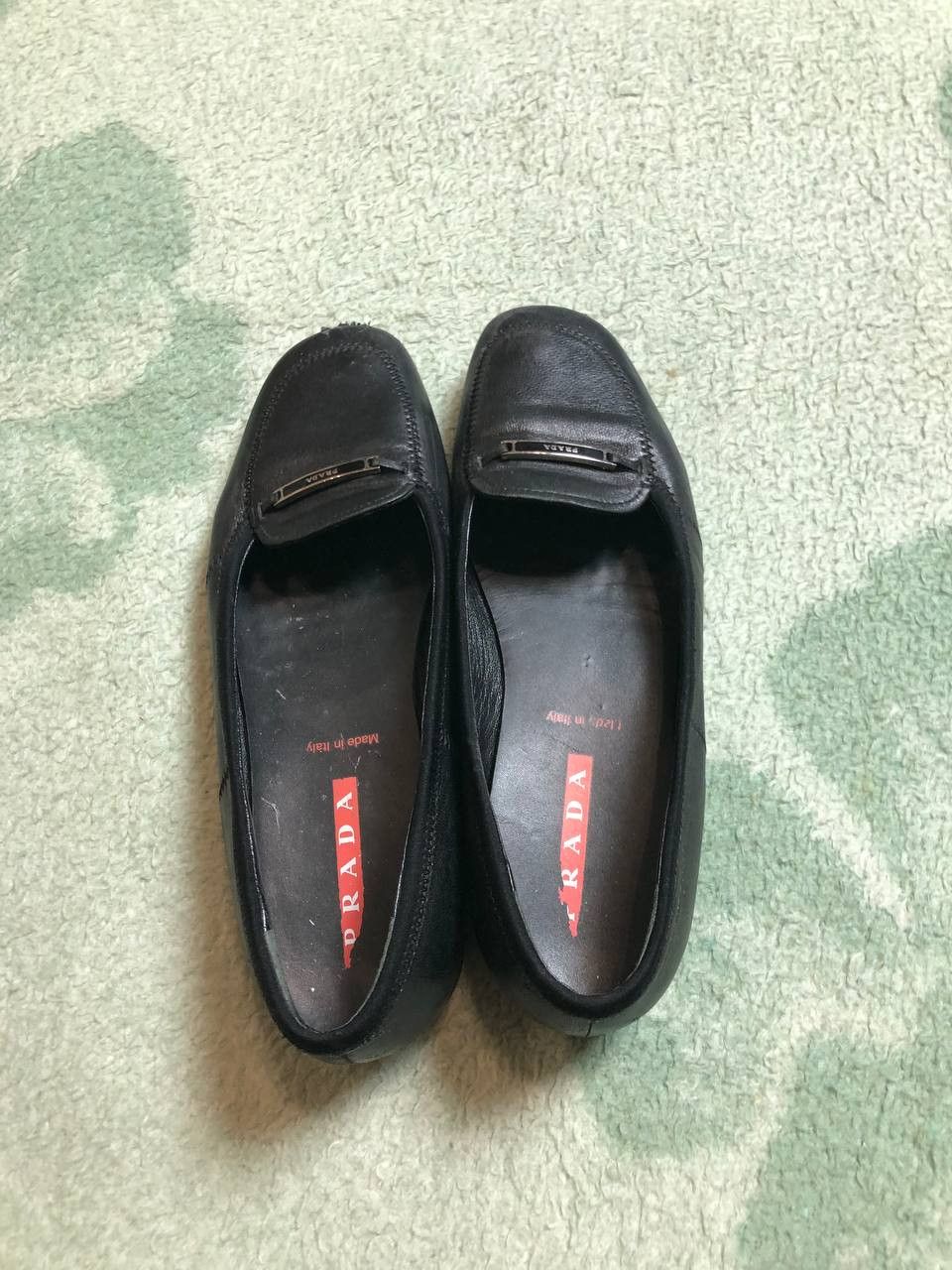 Prada Vintage Prada Classic Fit Black Flats Size US 8 / IT 38 - 2 Thumbnail