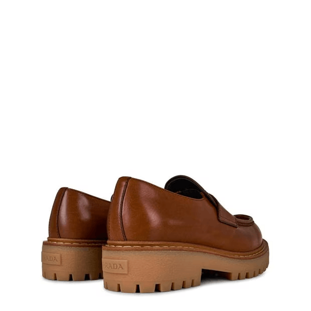 Prada Chocolate Lug Loafers Size US 8 / EU 41 - 4 Thumbnail