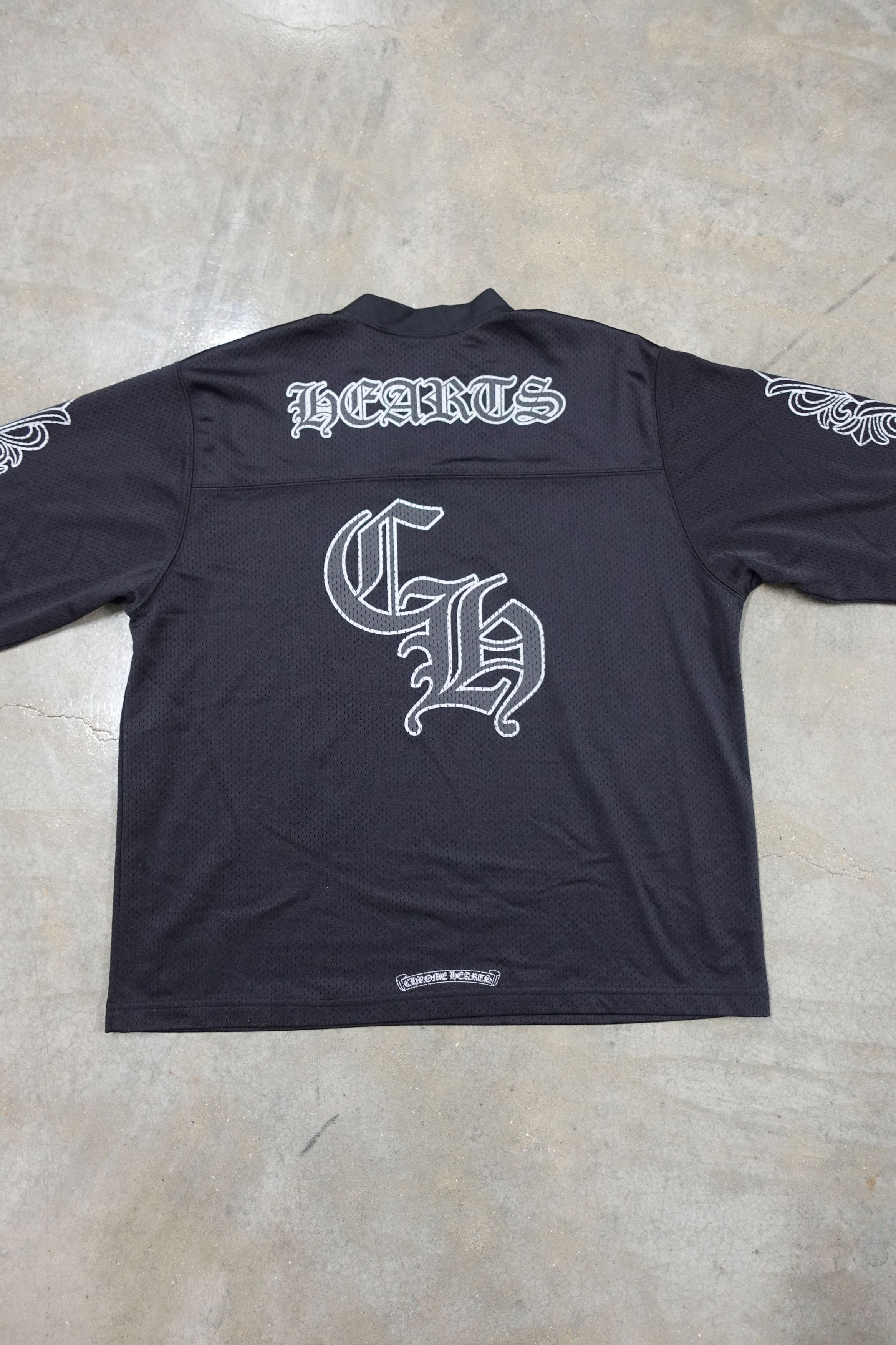 Chrome Hearts CHROME HEARTS MESH JERSEY LONG SLEEVE BLACK Size US S / EU 44-46 / 1 - 7 Thumbnail