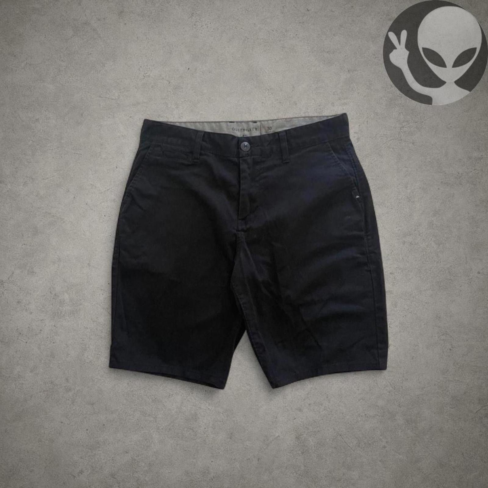 Quiksilver Quiksilver Men's Shorts 30 Black Chino Straight Fit Casual Size US 30 / EU 46 - 4 Thumbnail