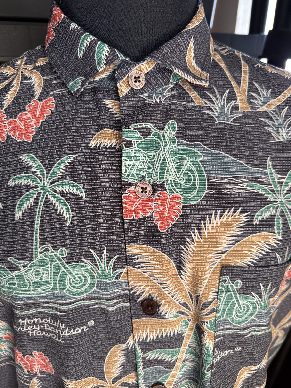 Harley Davidson PreOwned Harley Davidson Hawaiian Multicolored Men's XL Size US XL / EU 56 / 4 - 3 Thumbnail