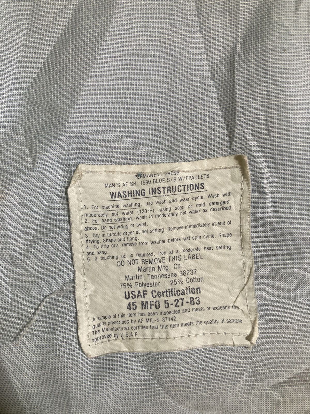 Vintage Vintage military tapered button up shirt by Martin (15 1/2) Size US M / EU 48-50 / 2 - 2 Thumbnail