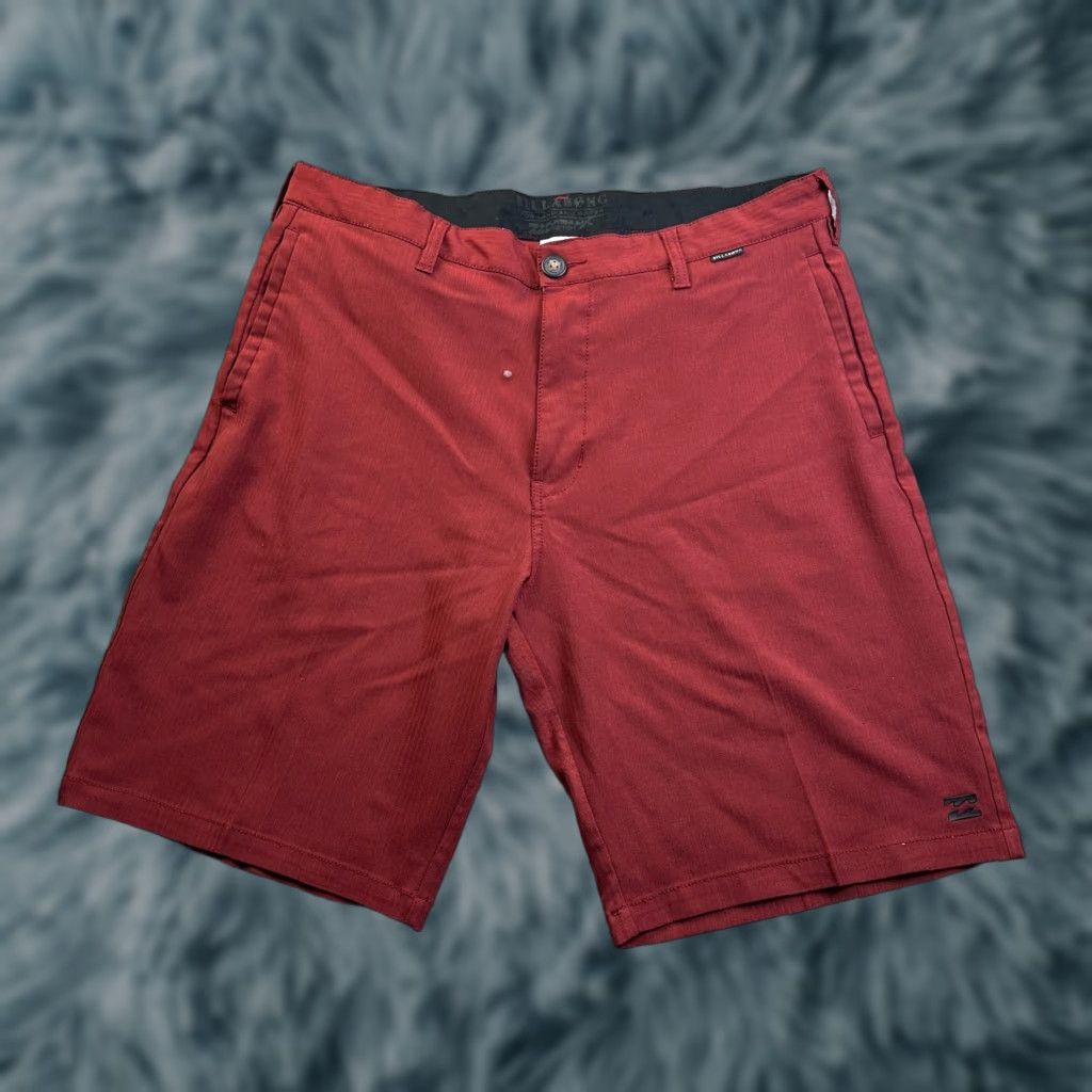 Billabong Billabong Shorts Mens 34 Red Chino Platinum X Chino Board Surfing Surfer Size US 34 / EU 50 - 1 Thumbnail