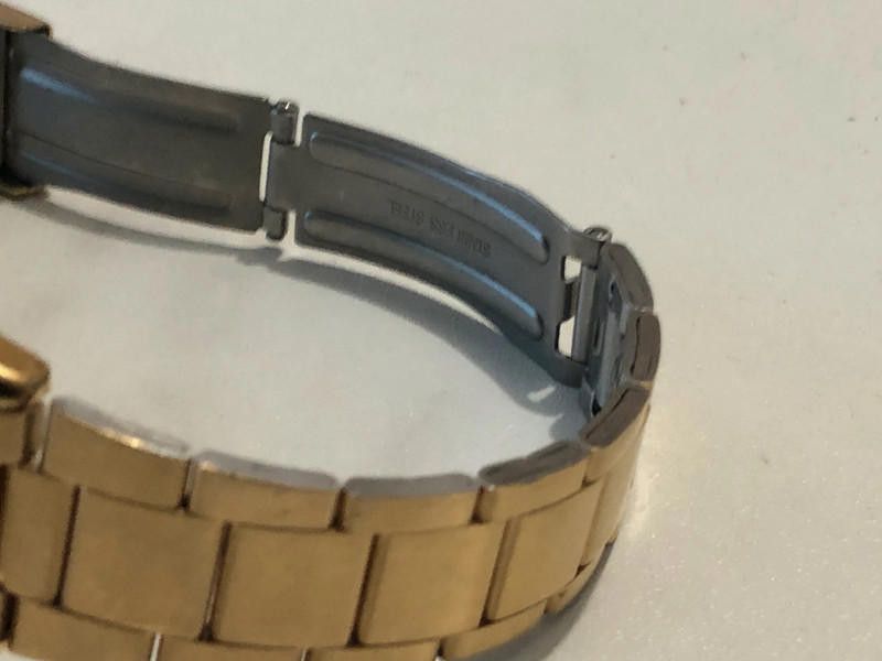 Casio casio black dial gold stainless steel watch Size ONE SIZE - 3 Thumbnail