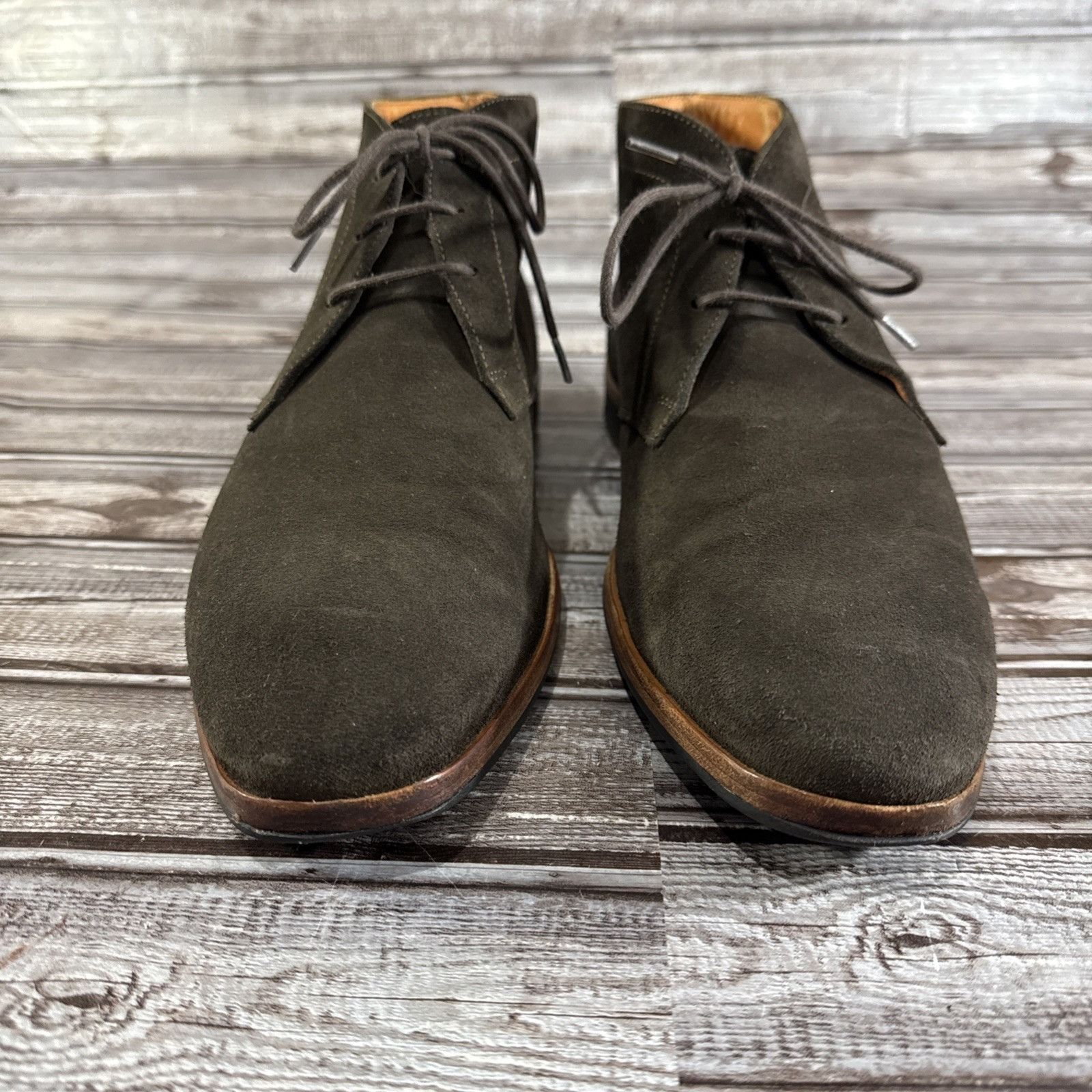 Wolf & Shepherd Striker Chukka Chocolate Brown Suede Leather Boots Woman 7 Men 9 How To Wear The Chukka Boot – Wolf & Shepherd Last Call main image 4