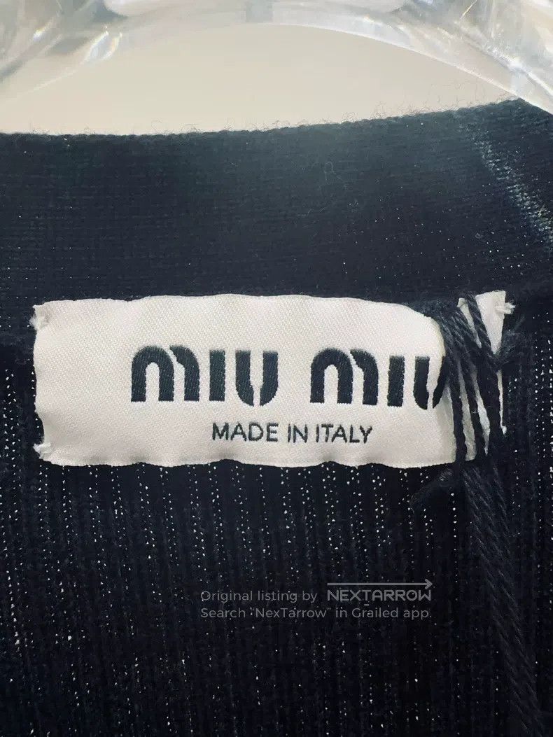 Miu Miu Miu Miu 38 Spring and summer diamond cardigan Size M / US 6-8 / IT 42-44 - 3 Thumbnail