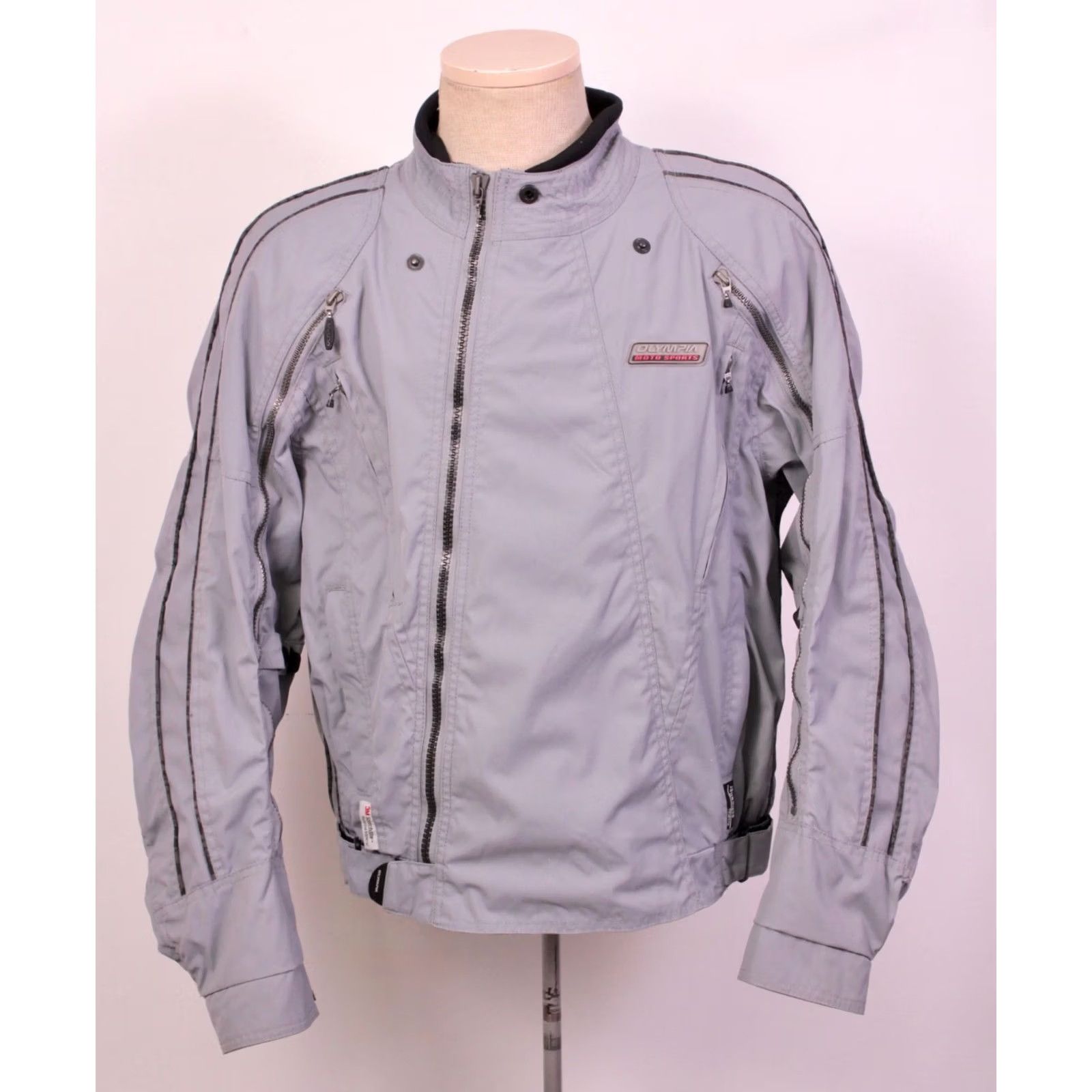 Vintage Olympia Moto Sports Motorcycle Outfit Jacket Set Grey M Men's Size US M / EU 48-50 / 2 - 3 Thumbnail