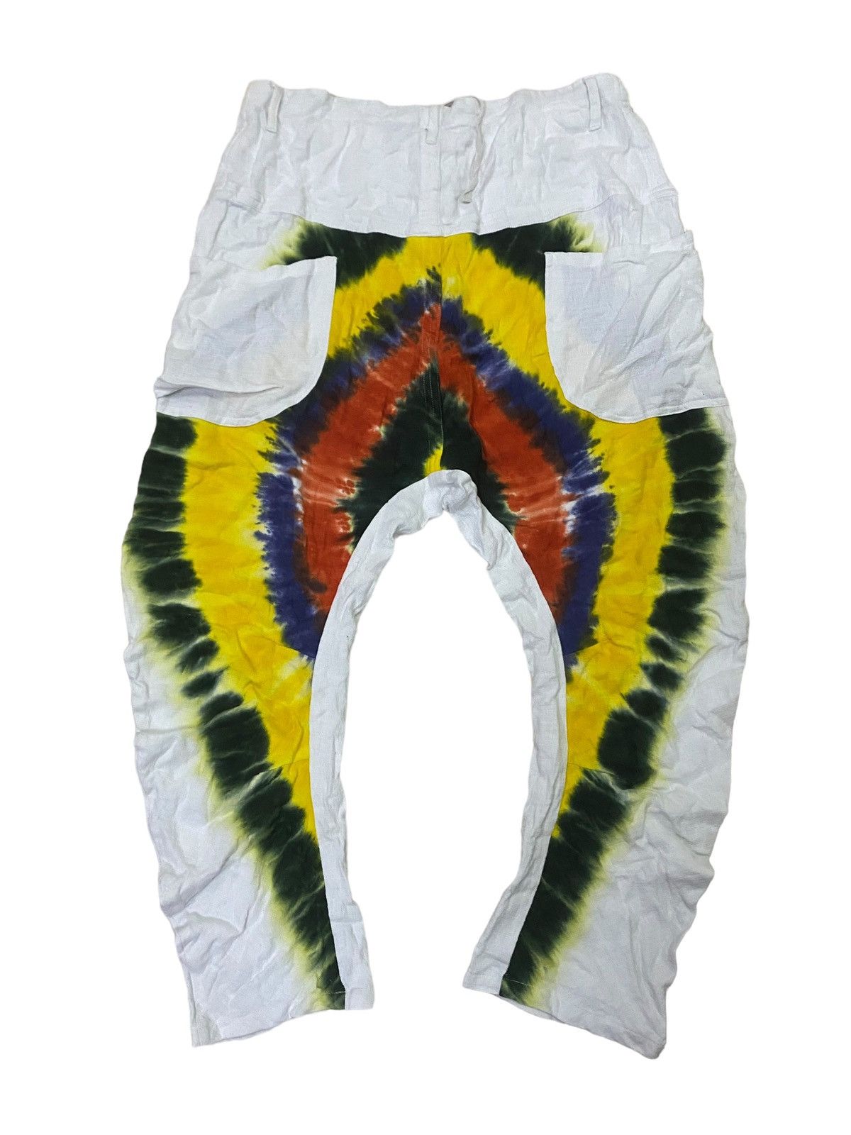 Japanese Brand 💥Japanese Amina Tie Dye Harem Pant Size US 34 / EU 50 - 1 Thumbnail