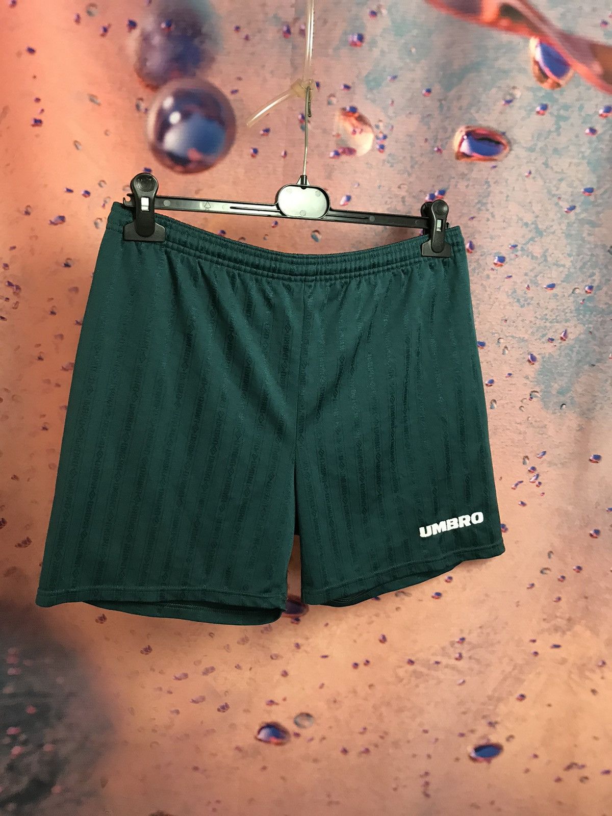 Umbro Vintage Umbro Monogram streetwear shorts Size US 30 / EU 46 - 1 Thumbnail