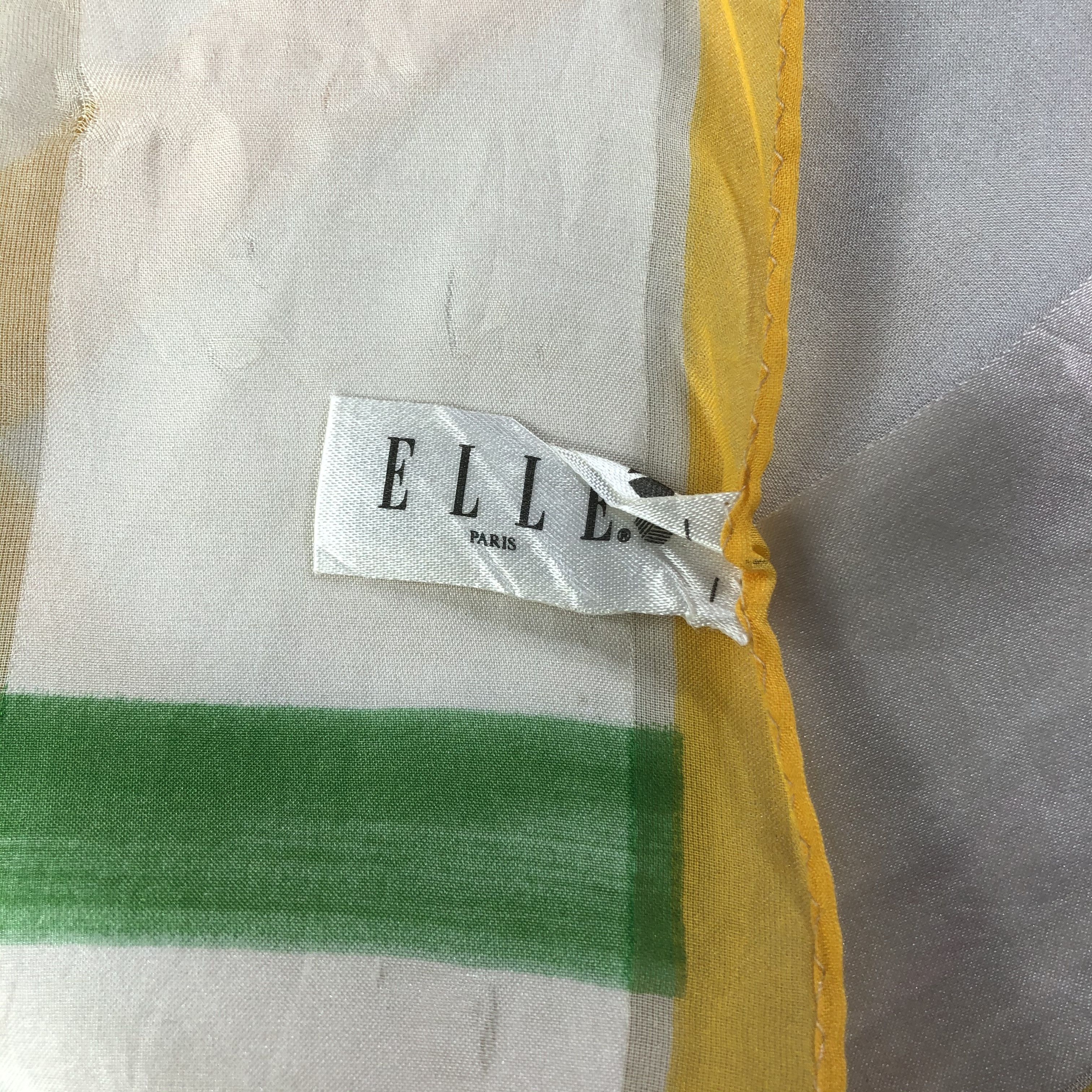 Vintage Vintage Elle Silk Scarf Size ONE SIZE - 5 Thumbnail
